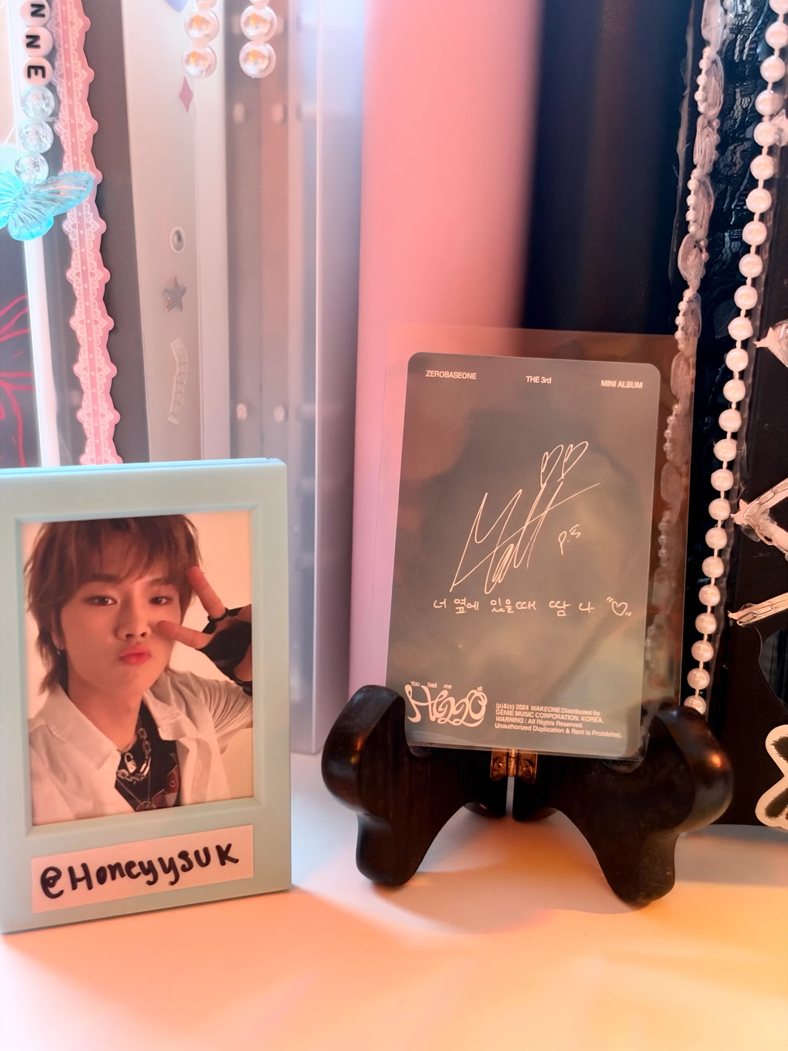 ZEROBASEONE Matthew ZEROBASEONE - Matthew - You had me at HELLO Album album photocard sunshower version listing photo 2