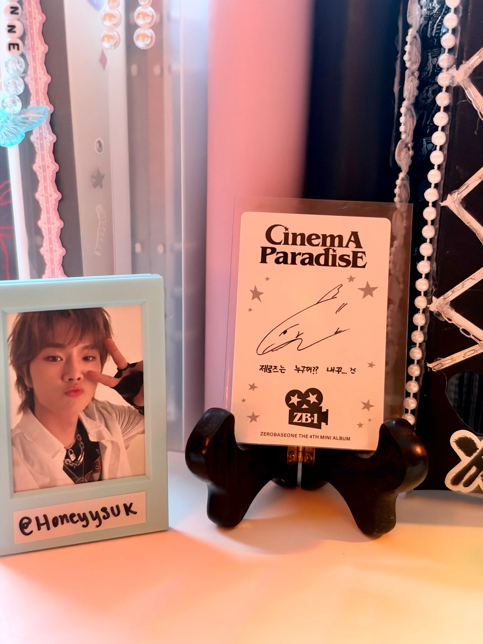 ZEROBASEONE Taerae ZEROBASEONE - Taerae - Cinema Paradise Album album photocard digipack version B version listing photo 2