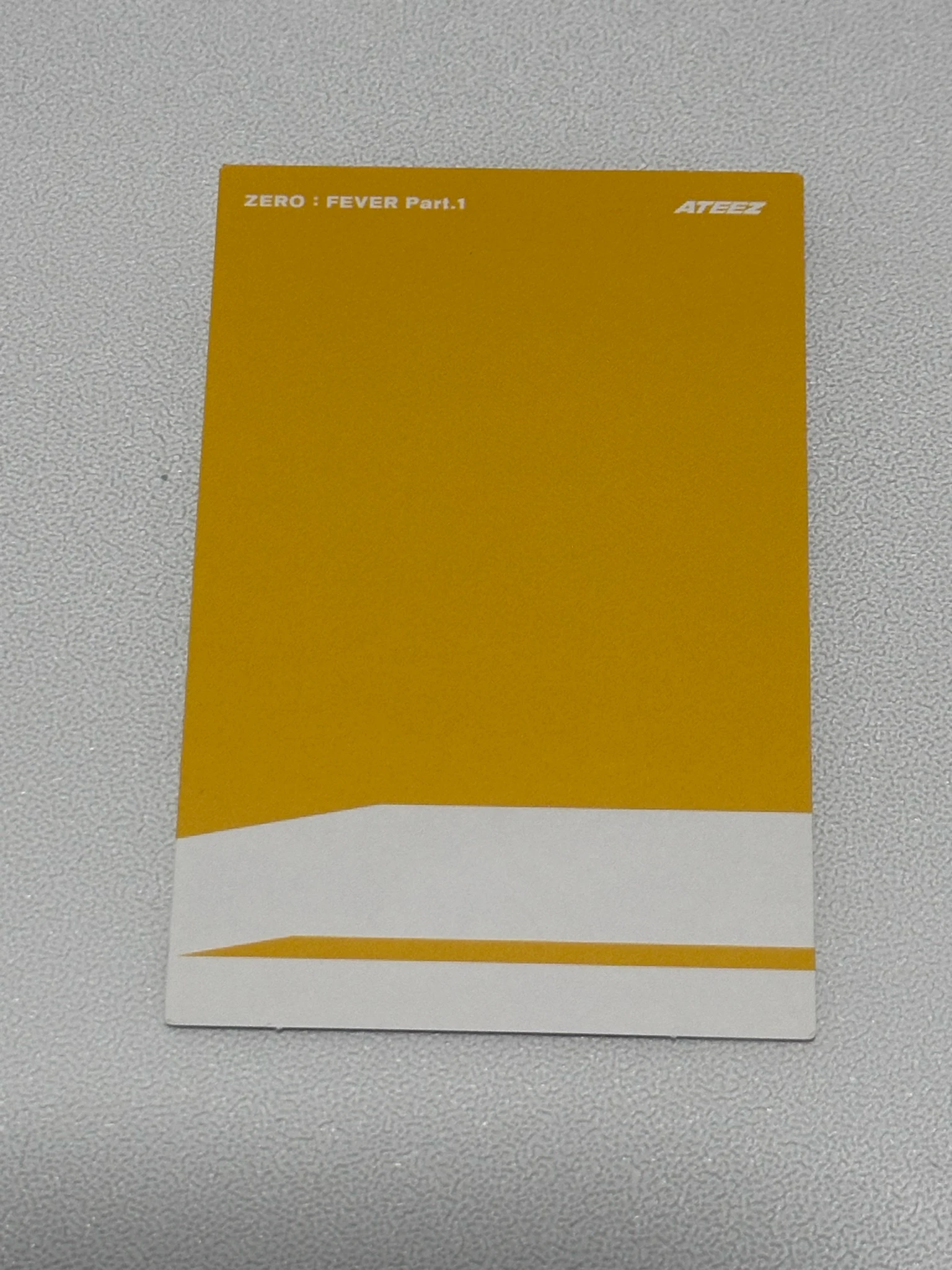 ATEEZ Mingi ATEEZ - Mingi - ZERO : FEVER Part.1 Album album photocard AR B Set THANXX Ver. listing photo 2