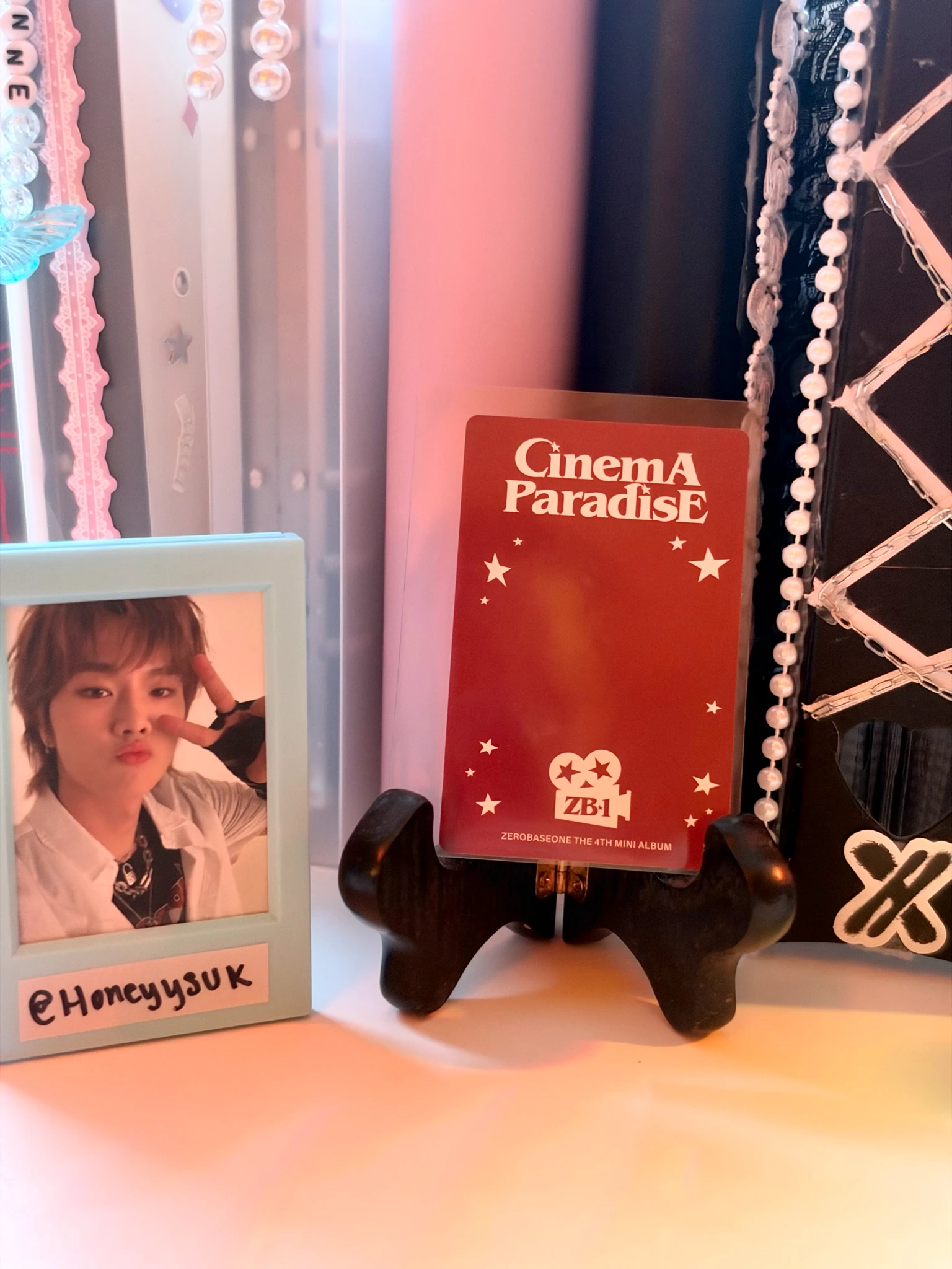 ZEROBASEONE ZEROBASEONE - Jiwoong & Taerae - Cinema Paradise Album album photocard unit zerose version listing photo 2