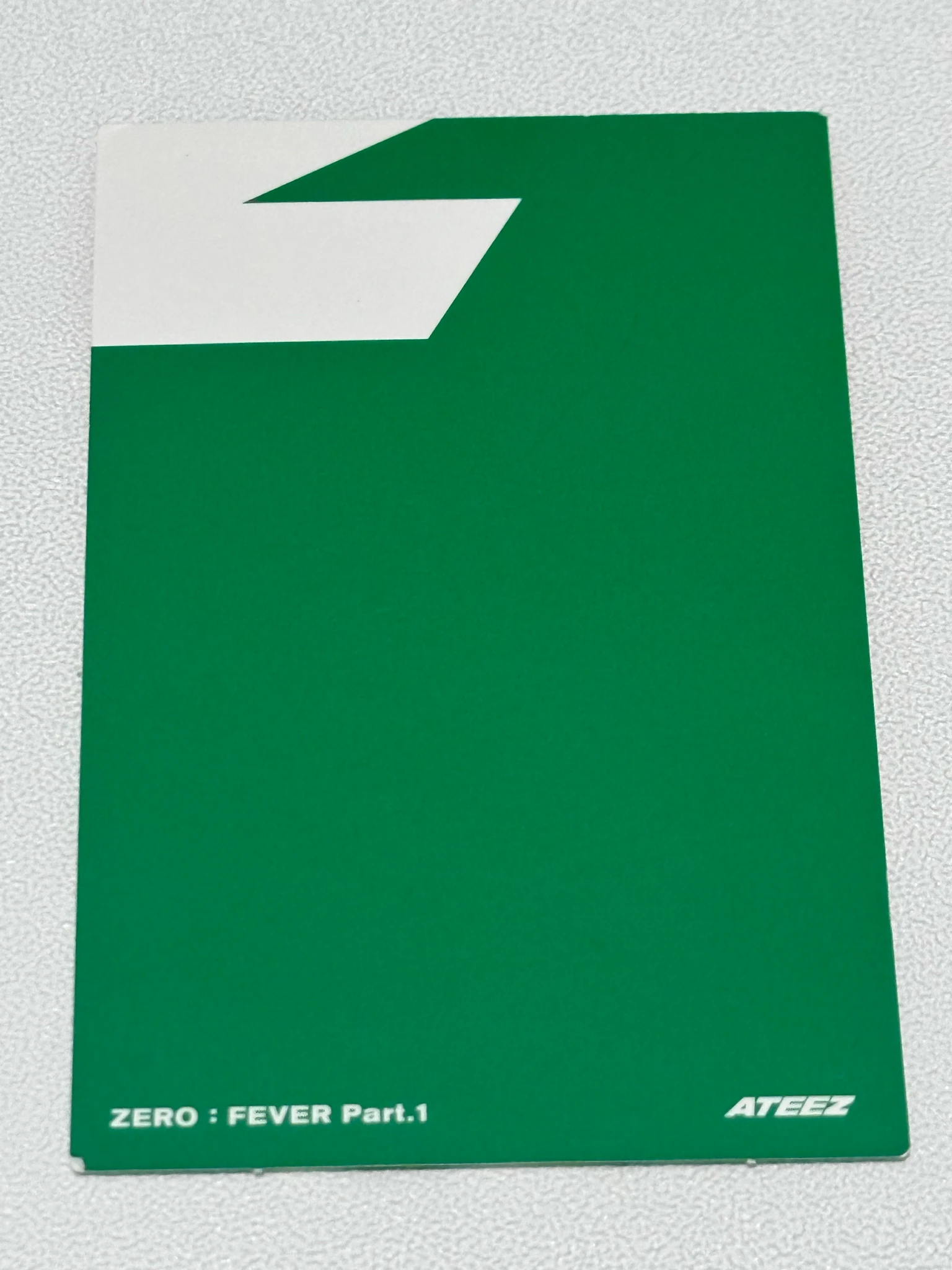 ATEEZ Jongho ATEEZ - Jongho - ZERO : FEVER Part.1 Album album photocard AR A Set Inception Ver. Platform Inception ver. listing photo 2