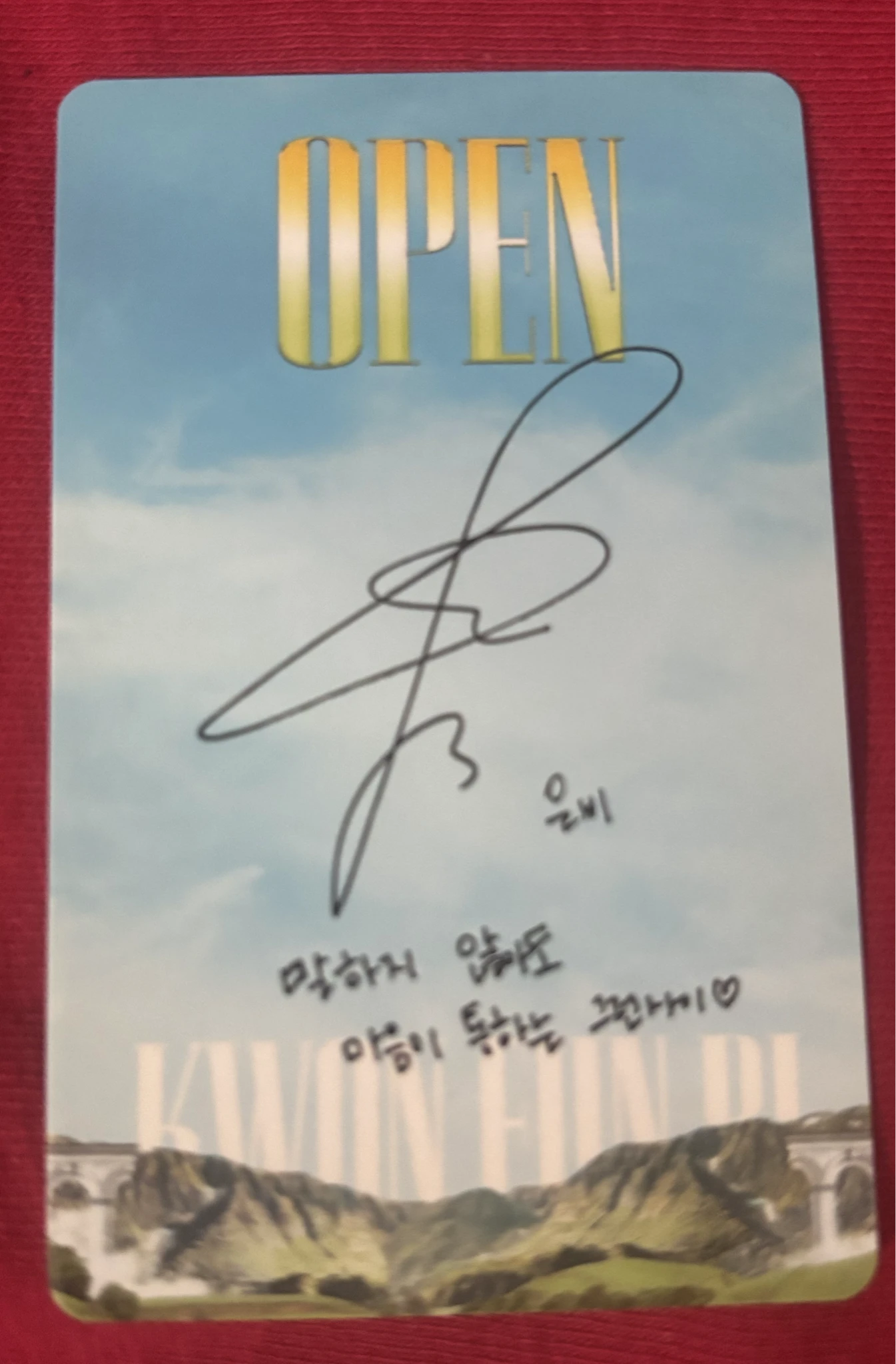 Kwon Eunbi Kwon Eunbi Kwon Eunbi - Kwon Eunbi - Open Album special version photocard set listing photo 2