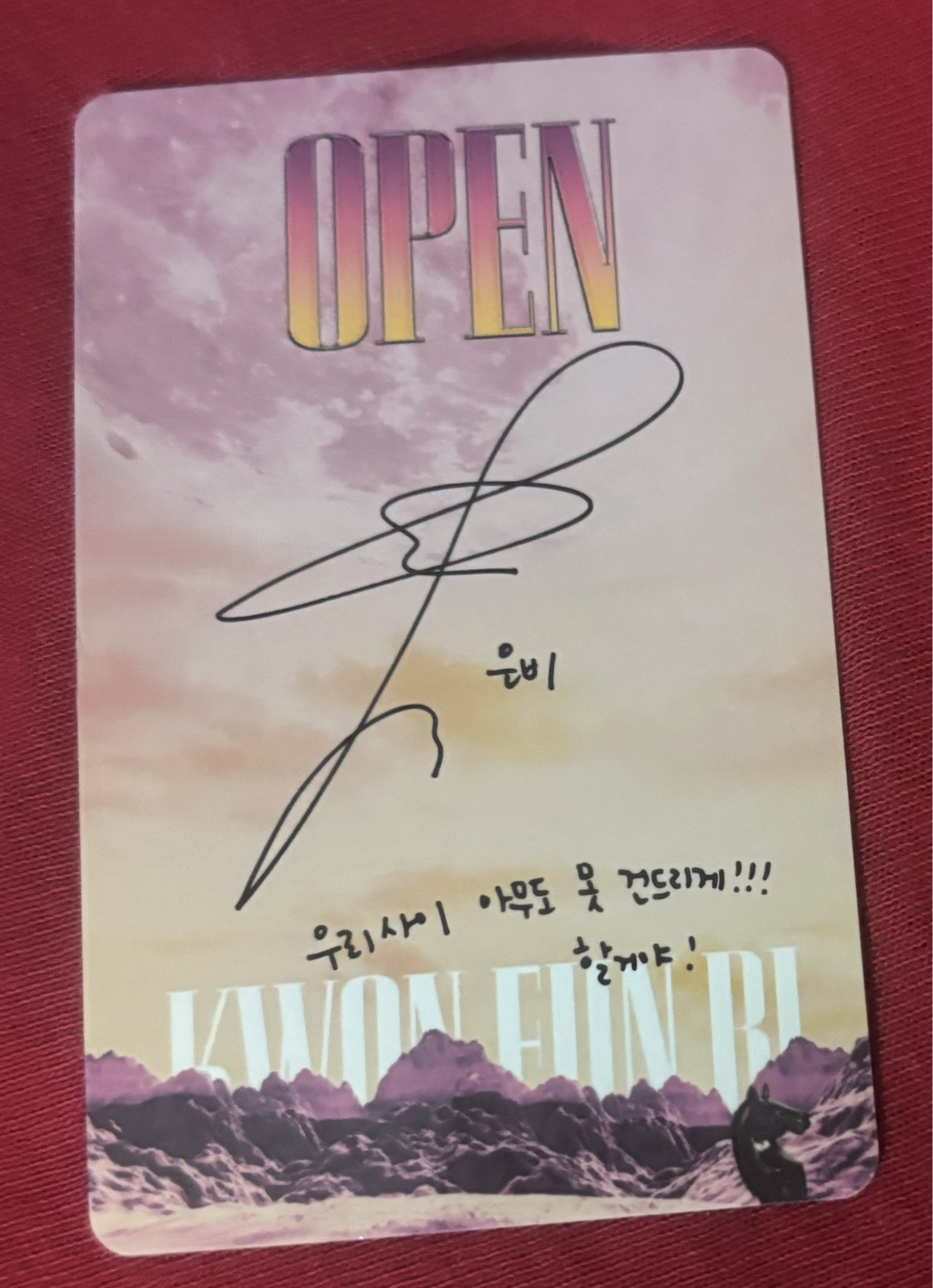 Kwon Eunbi Kwon Eunbi Kwon Eunbi - Kwon Eunbi - Open Album photocard set special version first press only listing photo 2