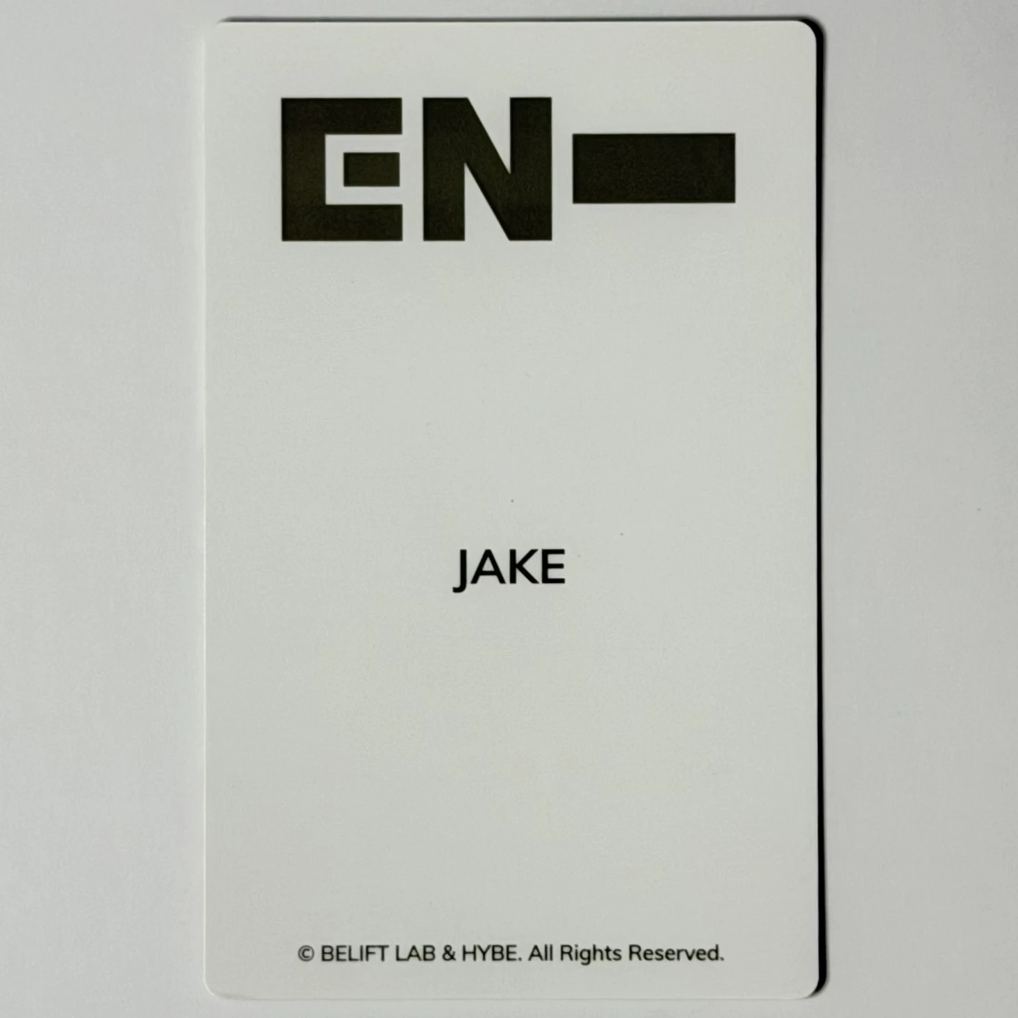 ENHYPEN Jake ENHYPEN - Jake - Official Light Stick Ver. 2 Other lightstick photocard set listing photo 2