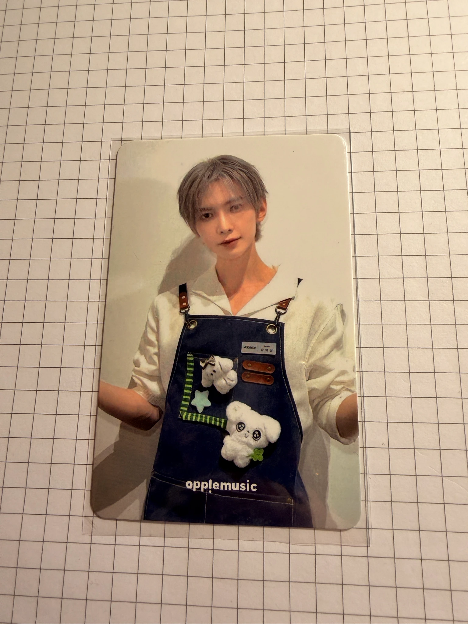 ATEEZ Yeosang ATEEZ - Yeosang - GOLDEN HOUR : Part.5 Album fansign apple music round 3 double-sided listing photo 2