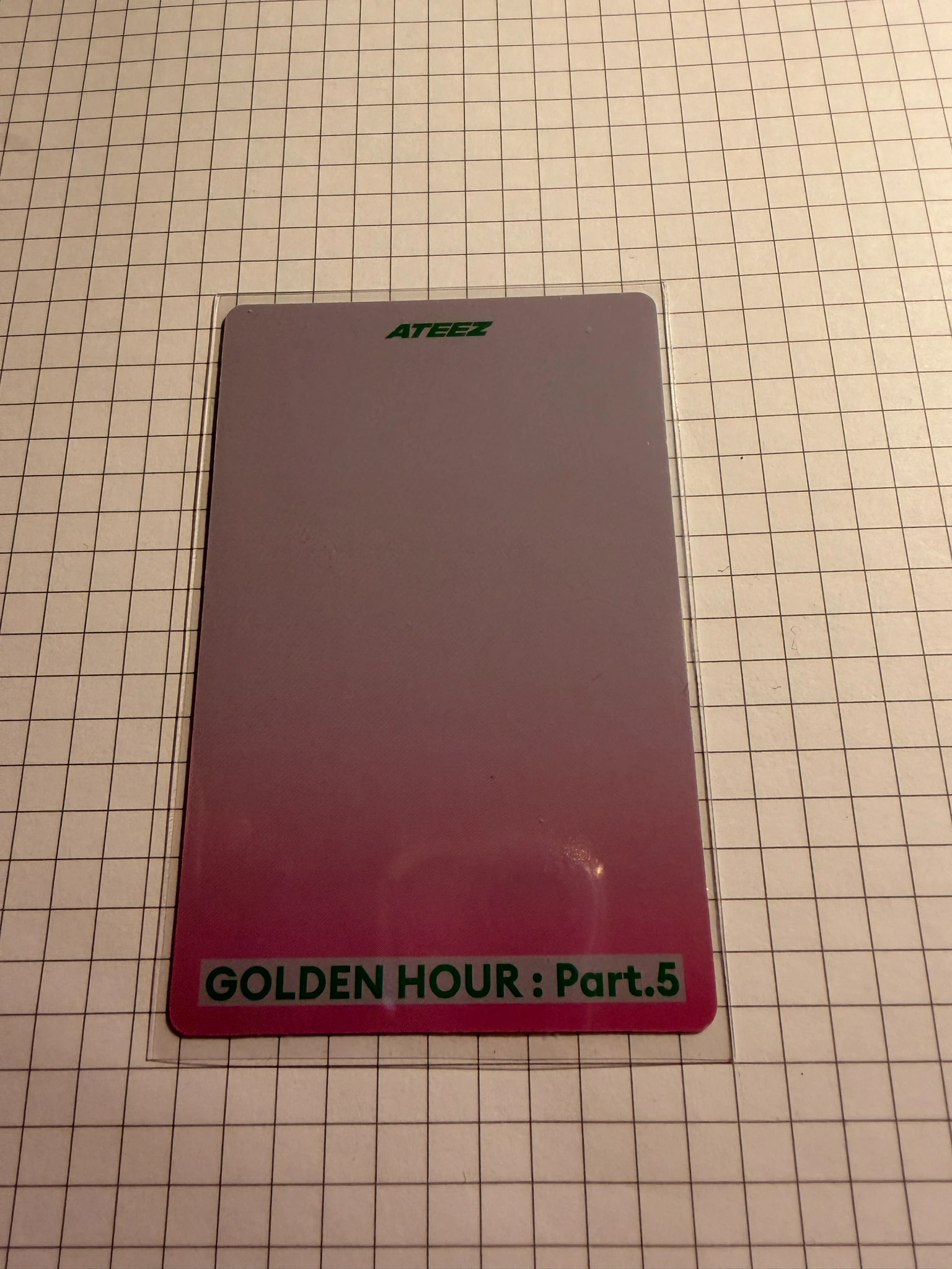 ATEEZ Yeosang ATEEZ - Yeosang - GOLDEN HOUR : Part.5 Album toktoq pob (pre-order benefit) poca album listing photo 2