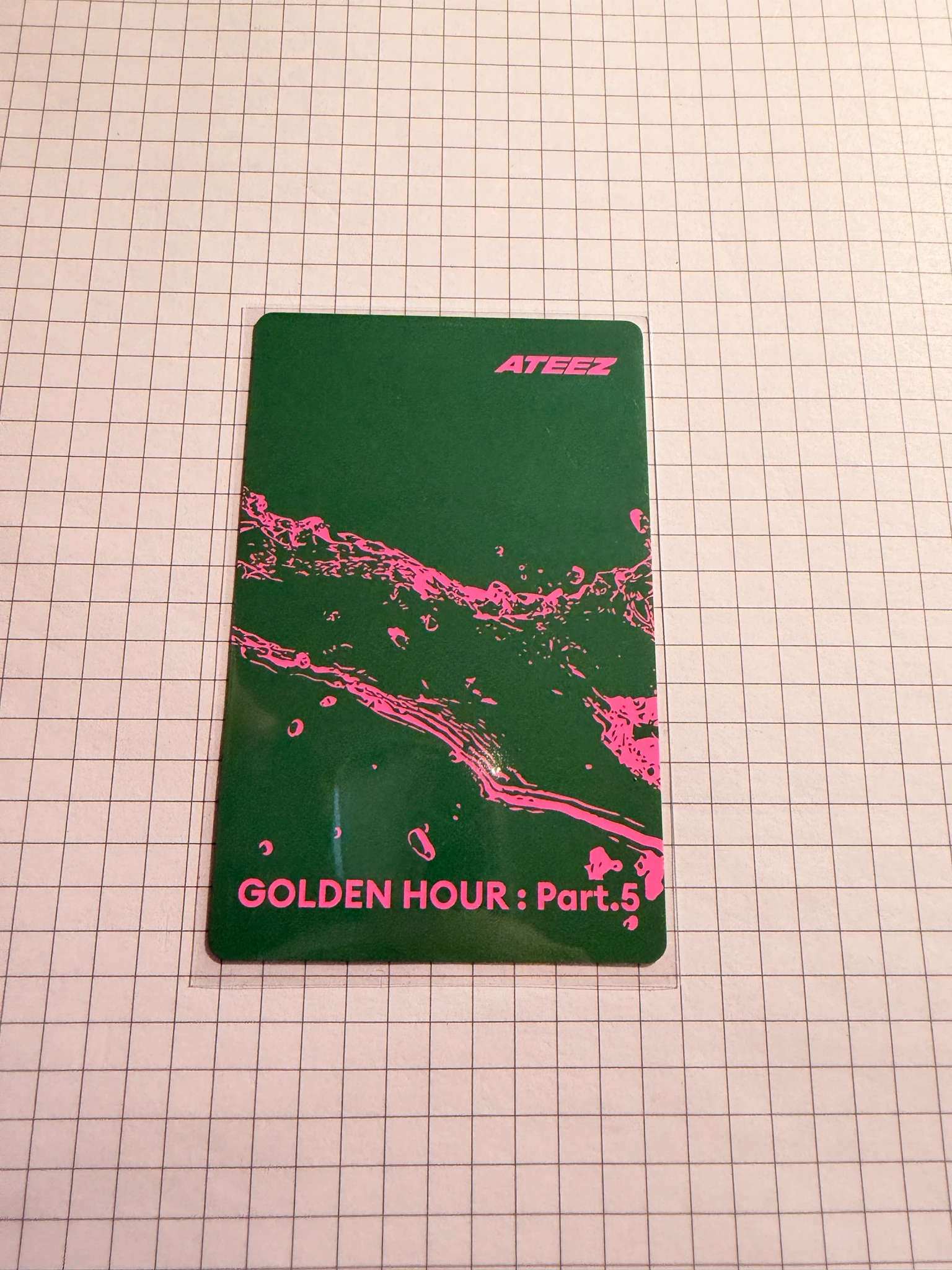 ATEEZ Yeosang ATEEZ - Yeosang - GOLDEN HOUR : Part.5 Album album photocard poca album Z version listing photo 2