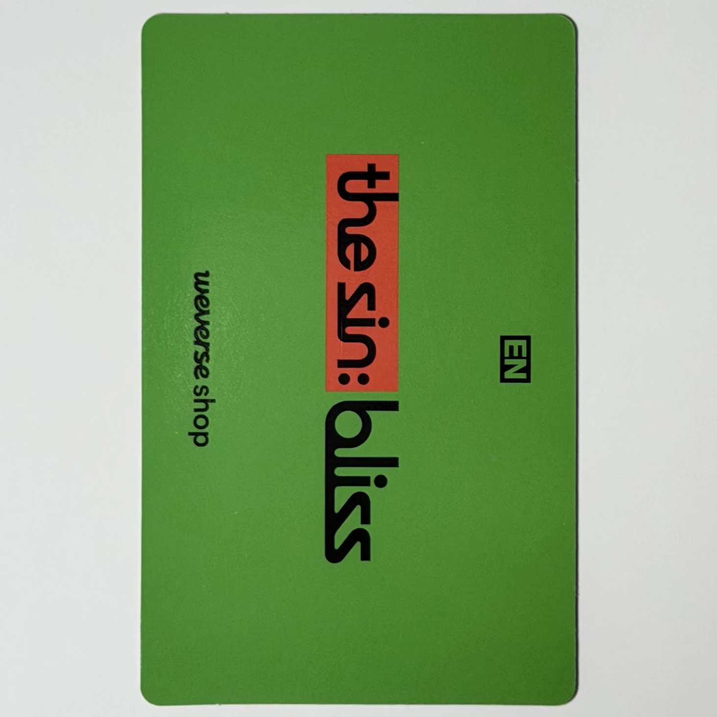 ENHYPEN ENHYPEN - THE SIN: BLISS Album kakaotalk pob (pre-order benefit) listing photo 2