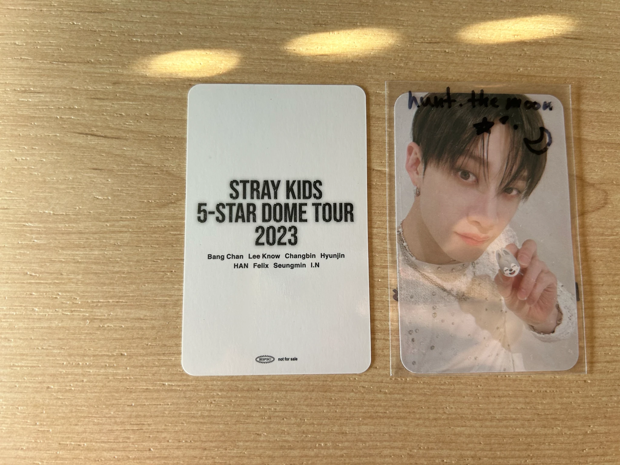 Stray Kids Changbin Stray Kids - Changbin - 5-Star Dome Tour 2023 Event osaka day 1 purchase benefit venue-limited social path listing photo 2
