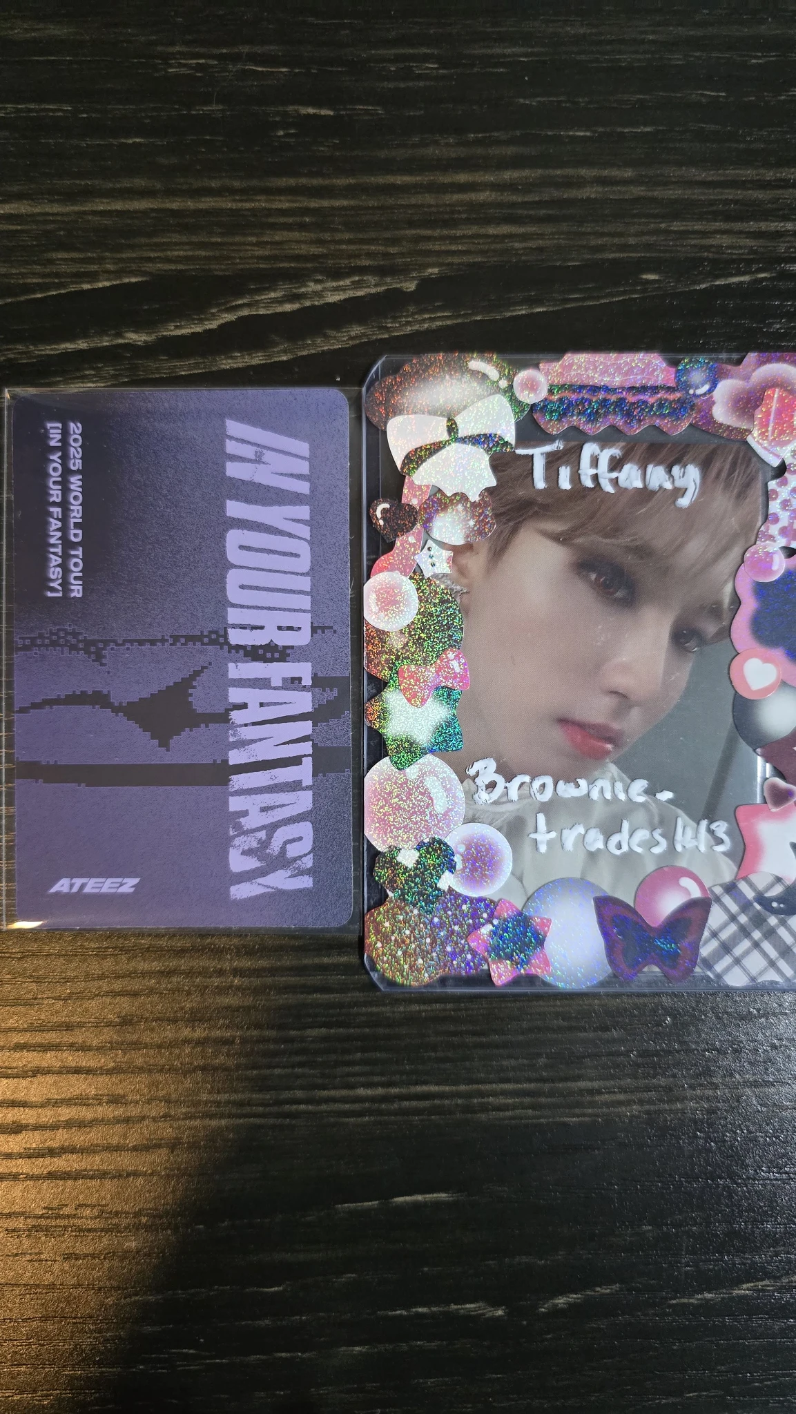 ATEEZ Yunho ATEEZ - Yunho - In Your Fantasy World Tour Event trading card version 2 listing photo 2