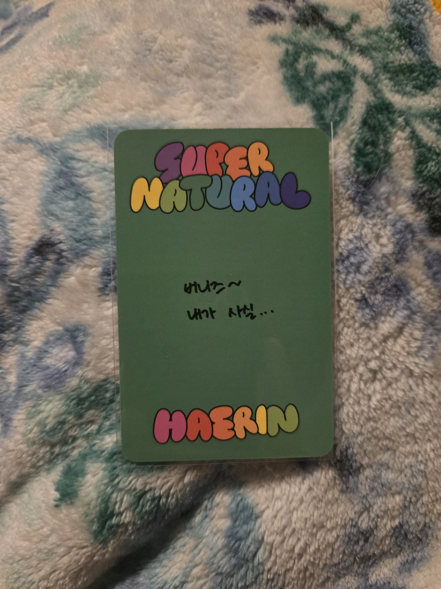 NewJeans Haerin NewJeans - Haerin - Supernatural Album cross bag version album photocard haerin version listing photo 2