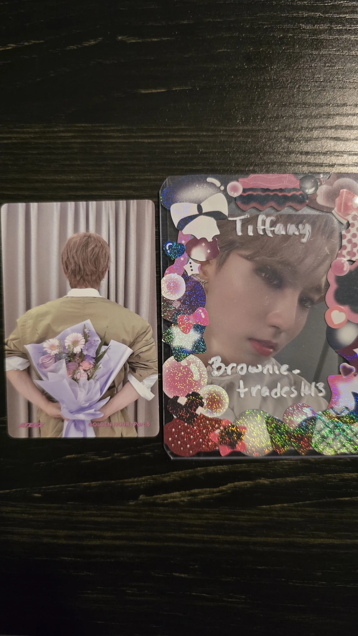 ATEEZ Yeosang ATEEZ - Yeosang - GOLDEN HOUR : Part.5 Album pob (pre-order benefit) toktoq digipack version double-sided listing photo 2