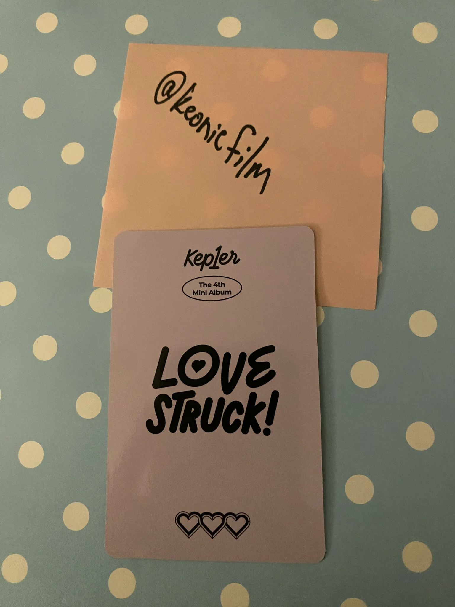 Kep1er Dayeon Kep1er - Dayeon - LOVESTRUCK! Album album photocard digipack version listing photo 2