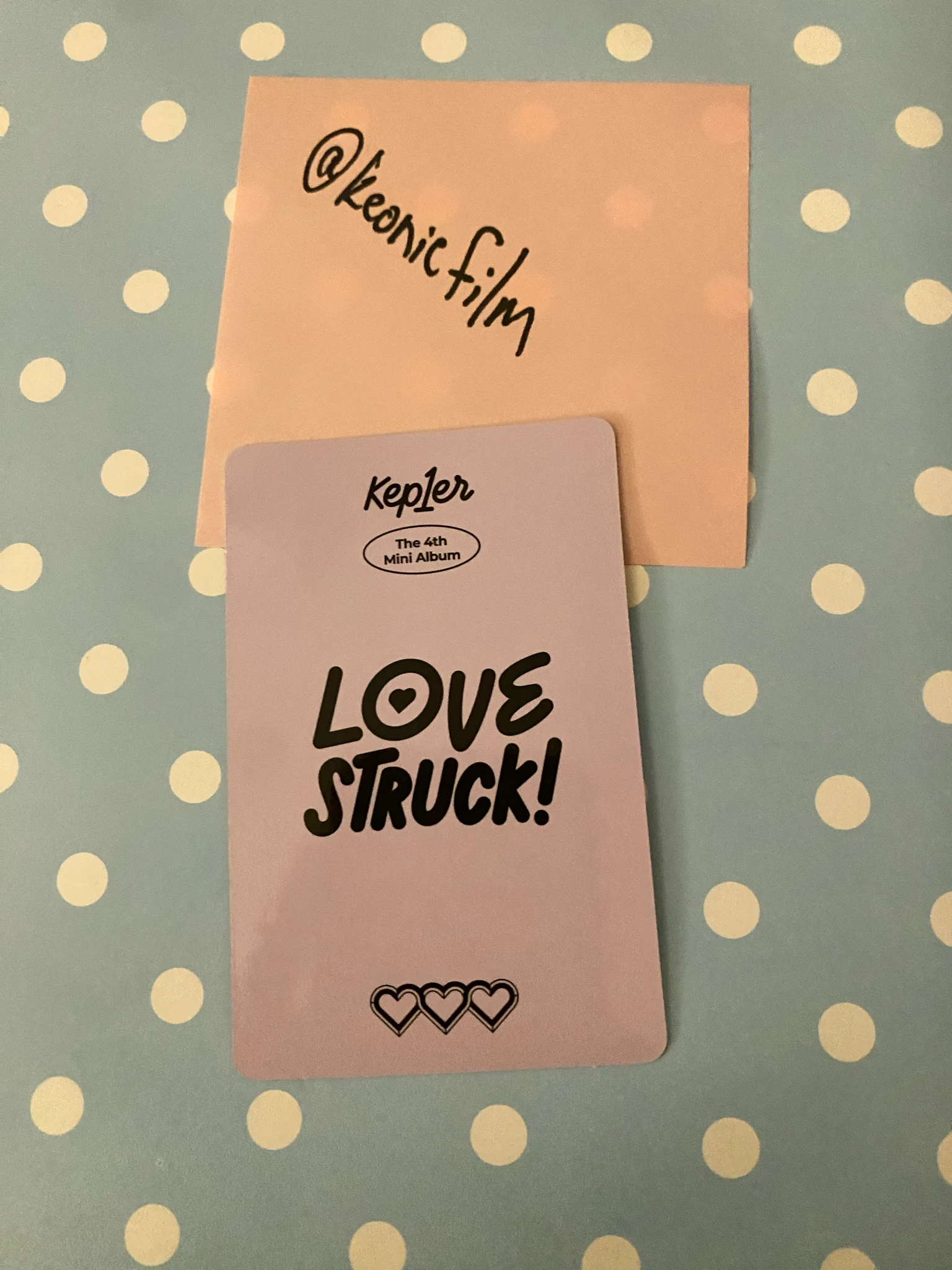 Kep1er Mashiro Kep1er - Mashiro - LOVESTRUCK! Album digipack version album photocard listing photo 2