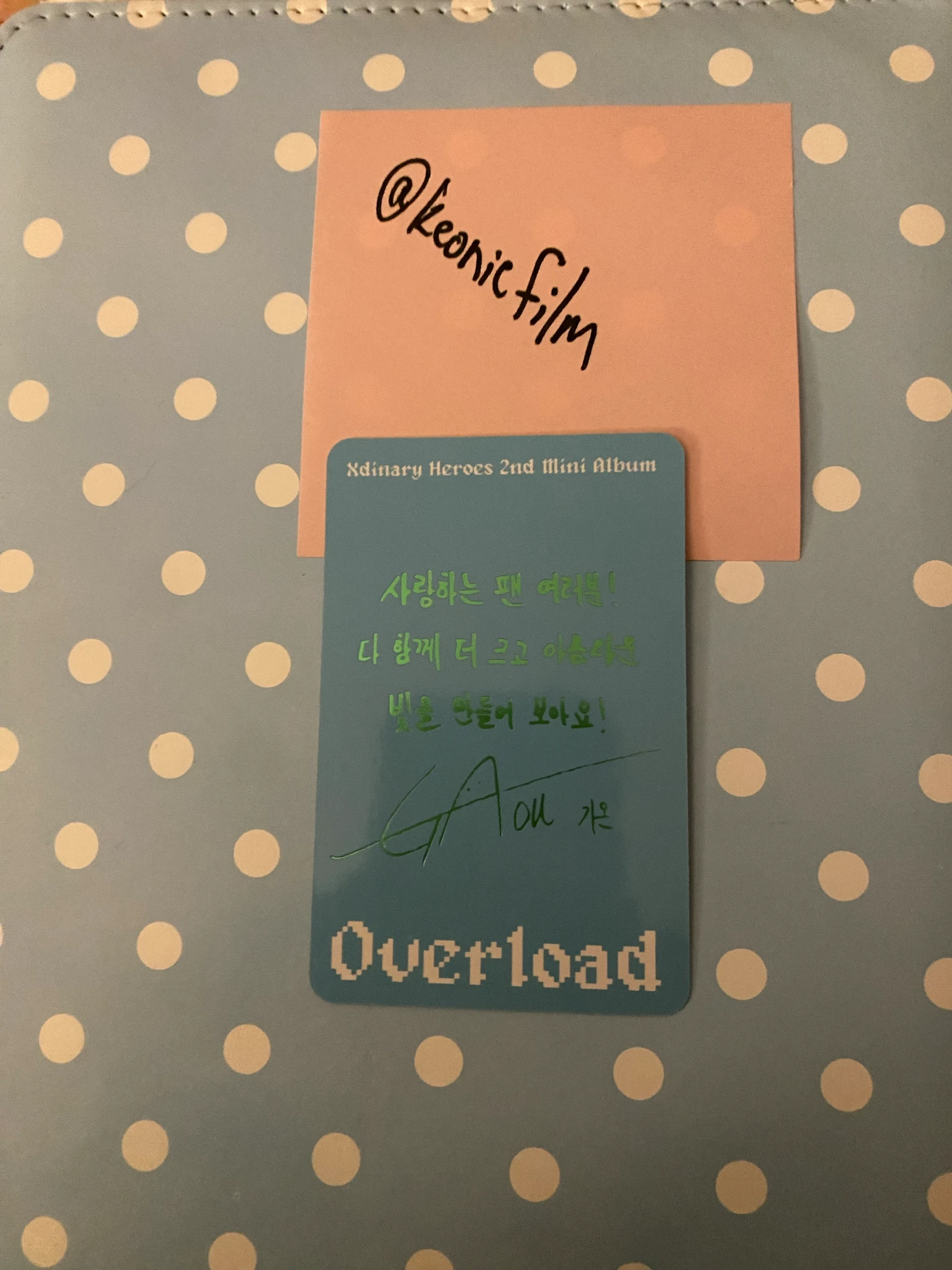 Xdinary Heroes Gaon Xdinary Heroes - Gaon - Overload Album album photocard random photocard listing photo 2