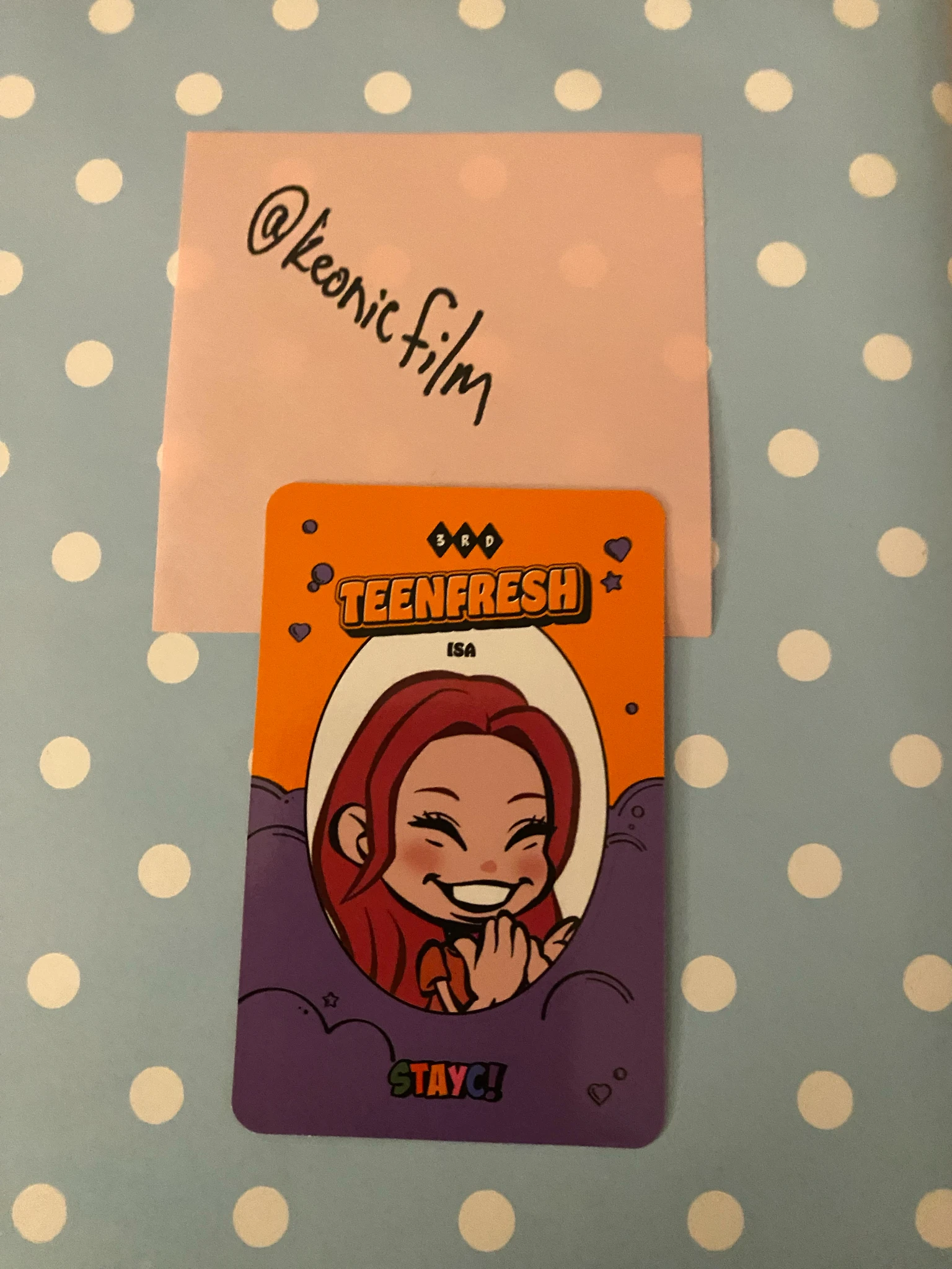 STAYC Isa STAYC - Isa - TEENFRESH Album album photocard US exclusive listing photo 2