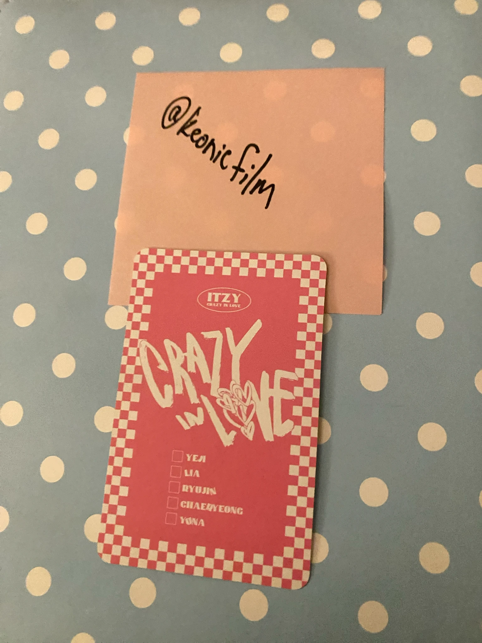 ITZY Yuna ITZY - Yuna - Crazy in Love Album album photocard listing photo 2