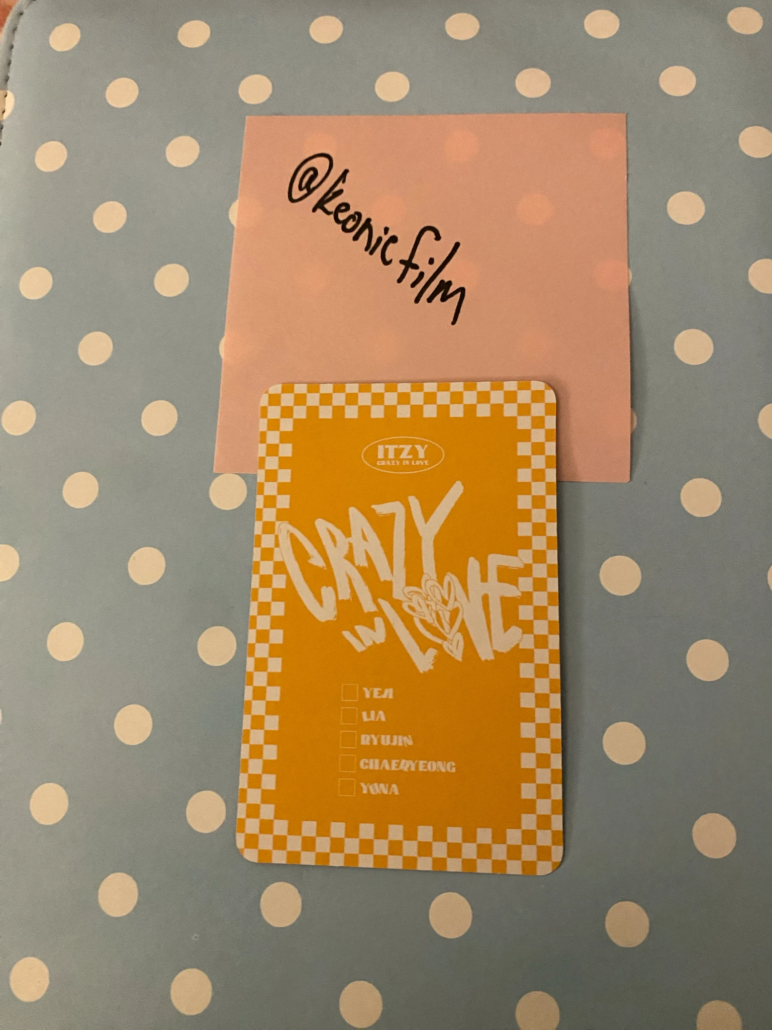ITZY Chaeryeong ITZY - Chaeryeong - Crazy in Love Album album photocard listing photo 2