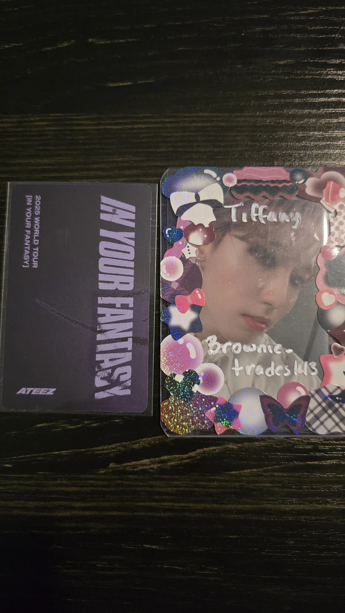 ATEEZ Wooyoung ATEEZ - Wooyoung - In Your Fantasy World Tour Event trading card listing photo 2