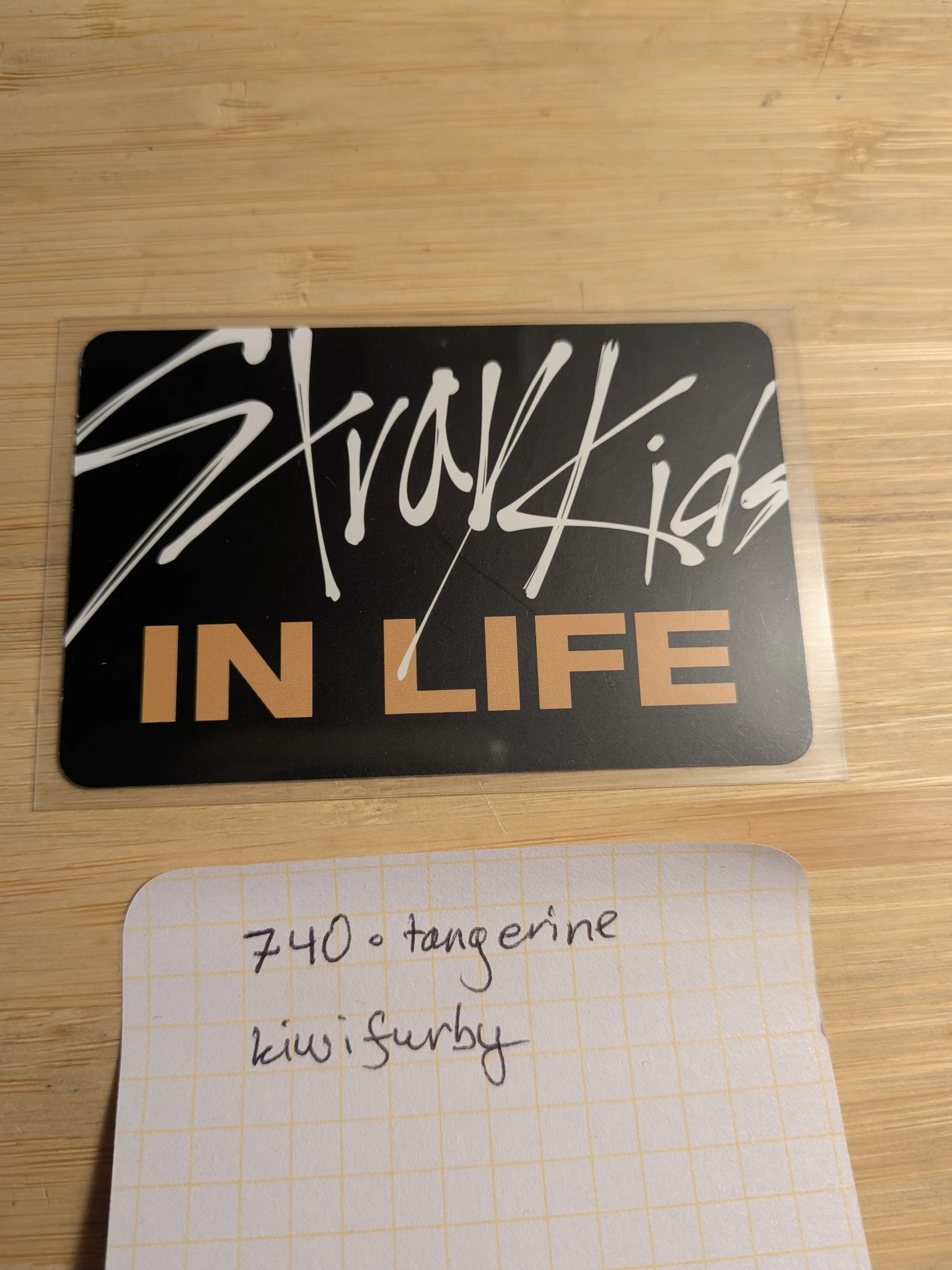 Stray Kids Stray Kids - Seungmin & I.N - In Life Album album photocard unit listing photo 2
