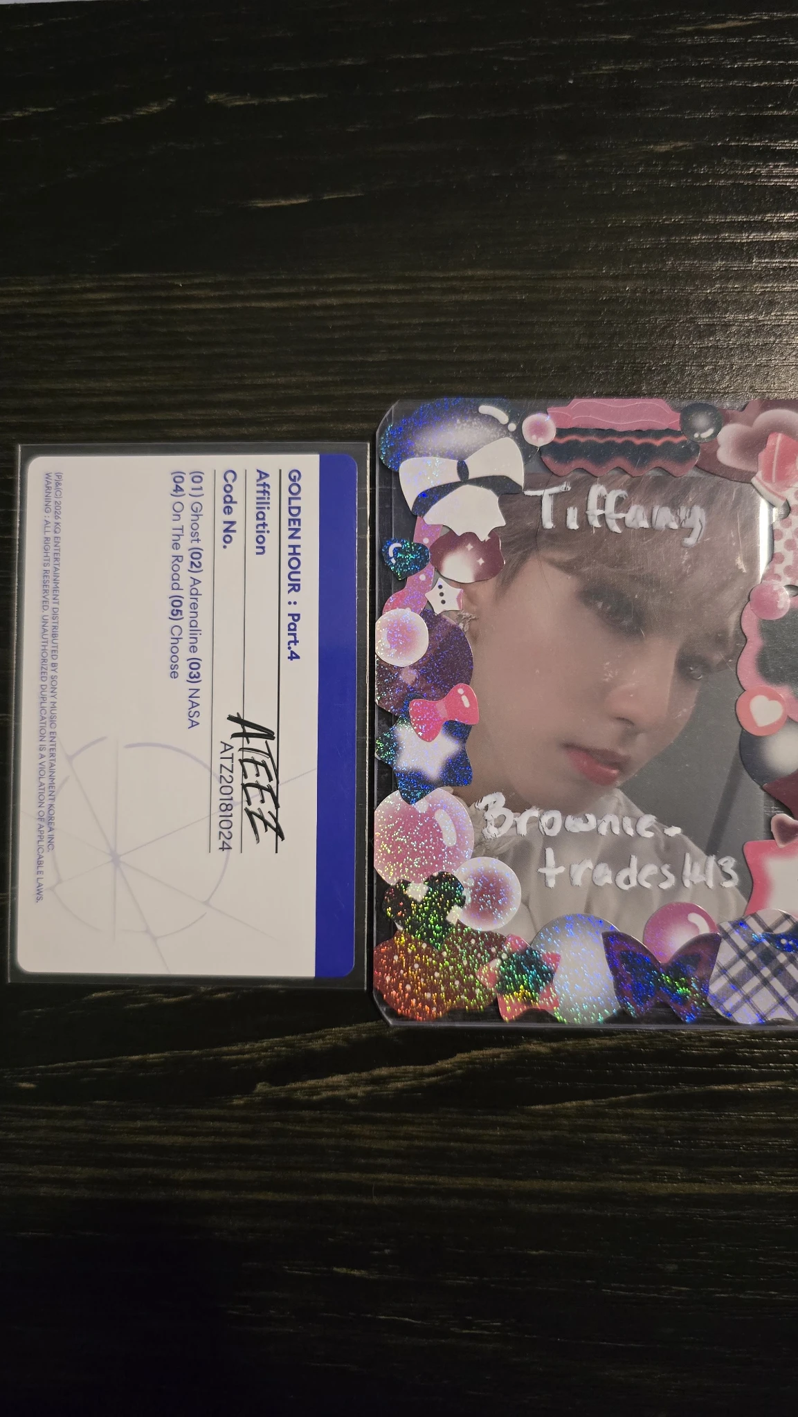 ATEEZ Jongho ATEEZ - Jongho - Golden Hour : Part.4 Album album photocard target exclusive listing photo 2