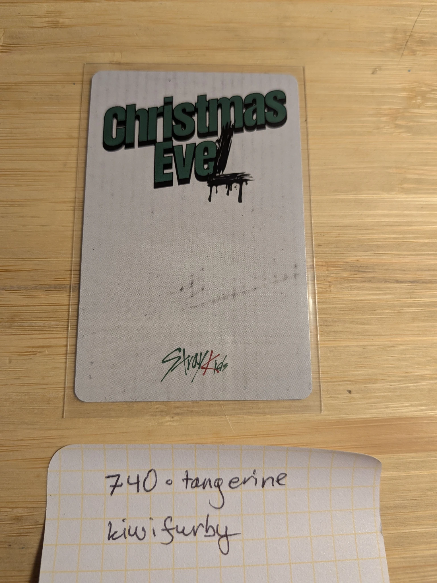 Stray Kids HAN Stray Kids - HAN - Christmas EveL Album pre-order benefit listing photo 2