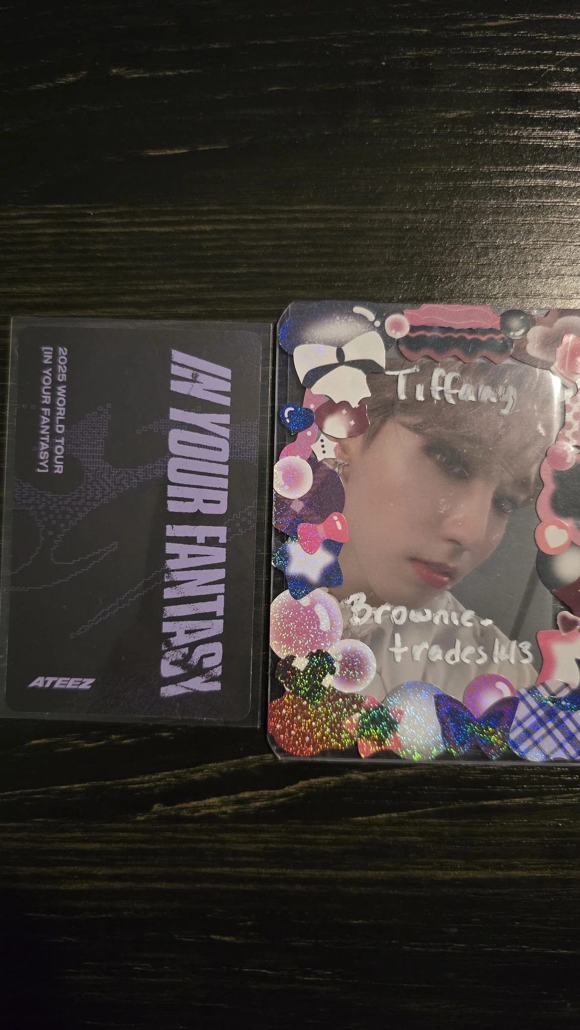 ATEEZ Jongho ATEEZ - Jongho - In Your Fantasy 2025 World Tour Event trading card version 4 listing photo 2