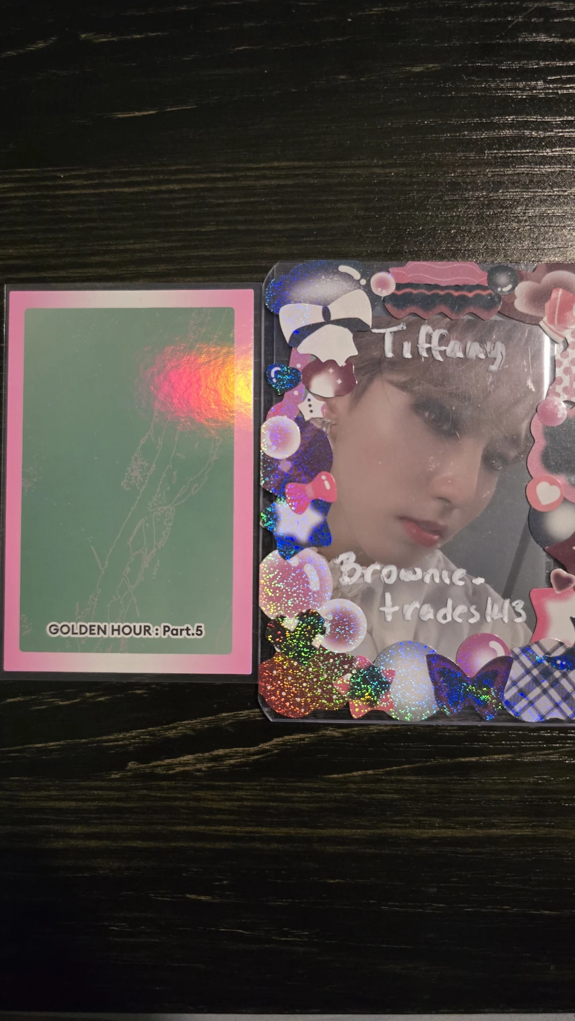 ATEEZ Jongho ATEEZ - Jongho - GOLDEN HOUR : Part.5 Album album photocard holographic (hologram) character card listing photo 2