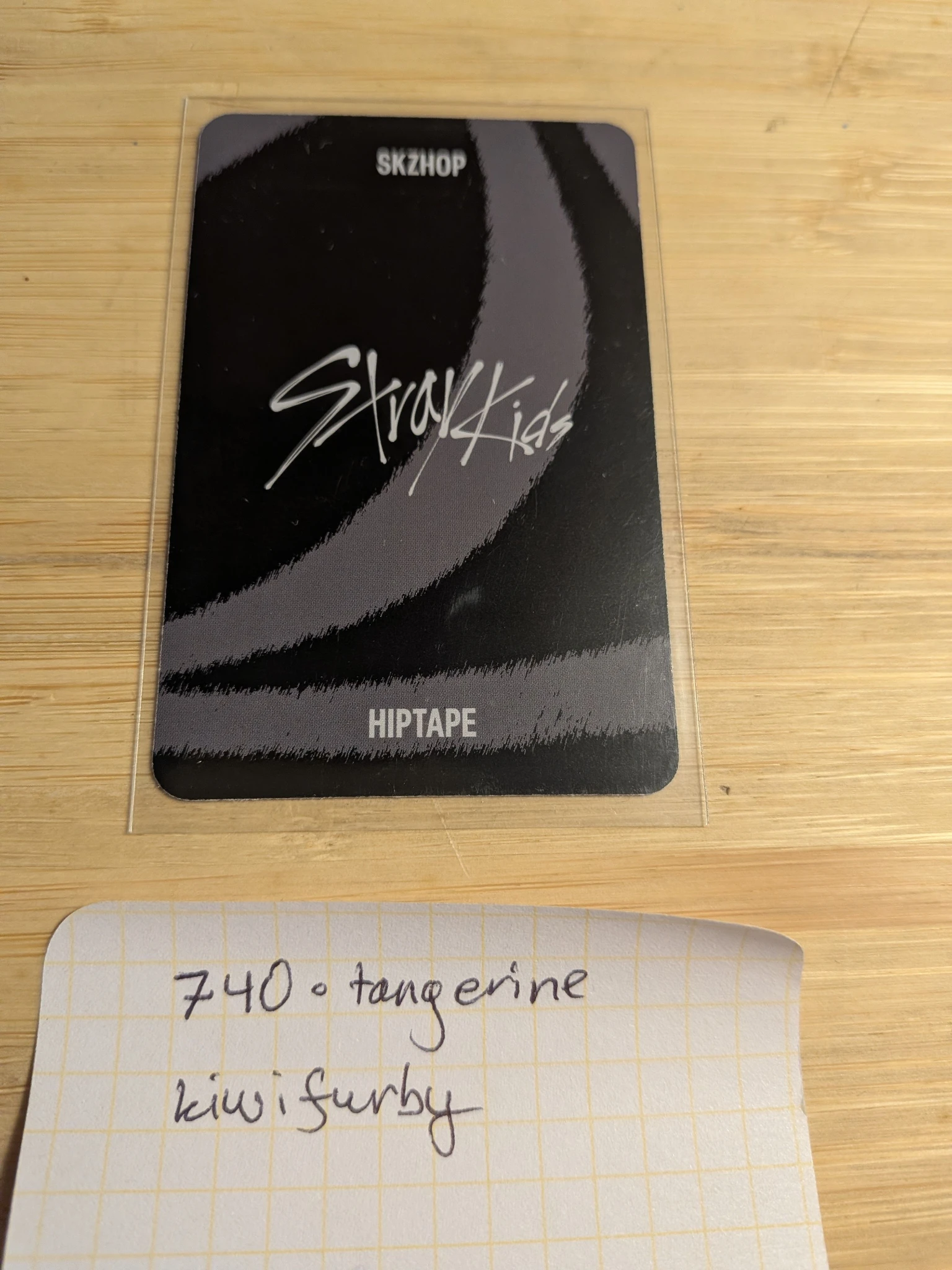 Stray Kids Seungmin Stray Kids - Seungmin - HOP Album album photocard accordion version monochrome listing photo 2