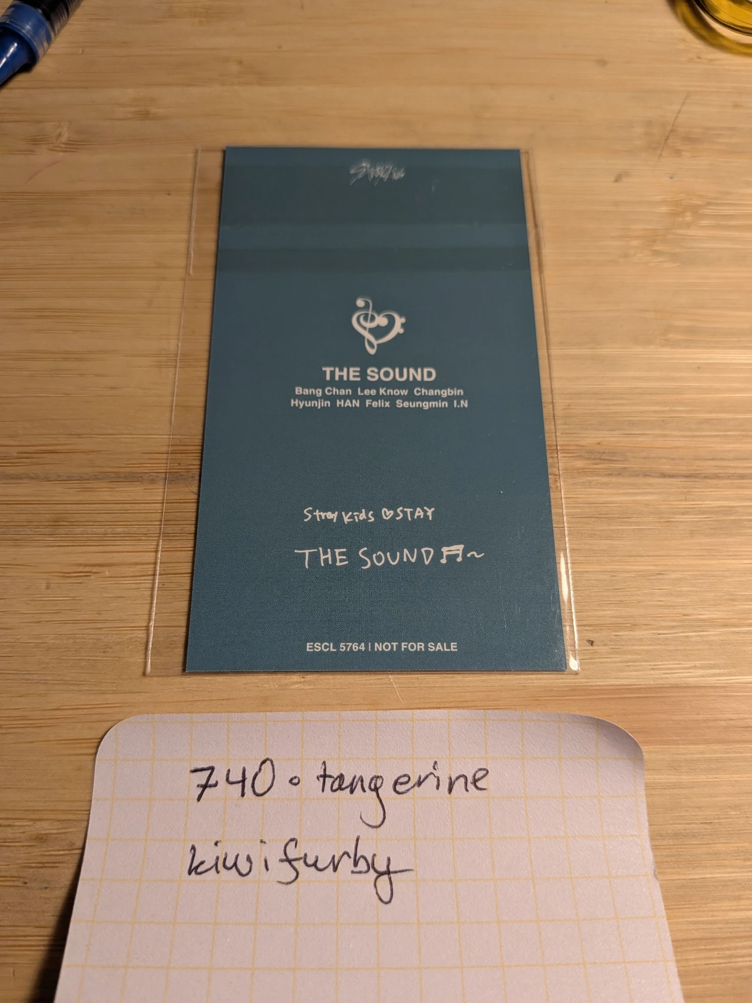 Stray Kids Changbin Stray Kids - Changbin - The Sound Album album photocard regular version listing photo 2