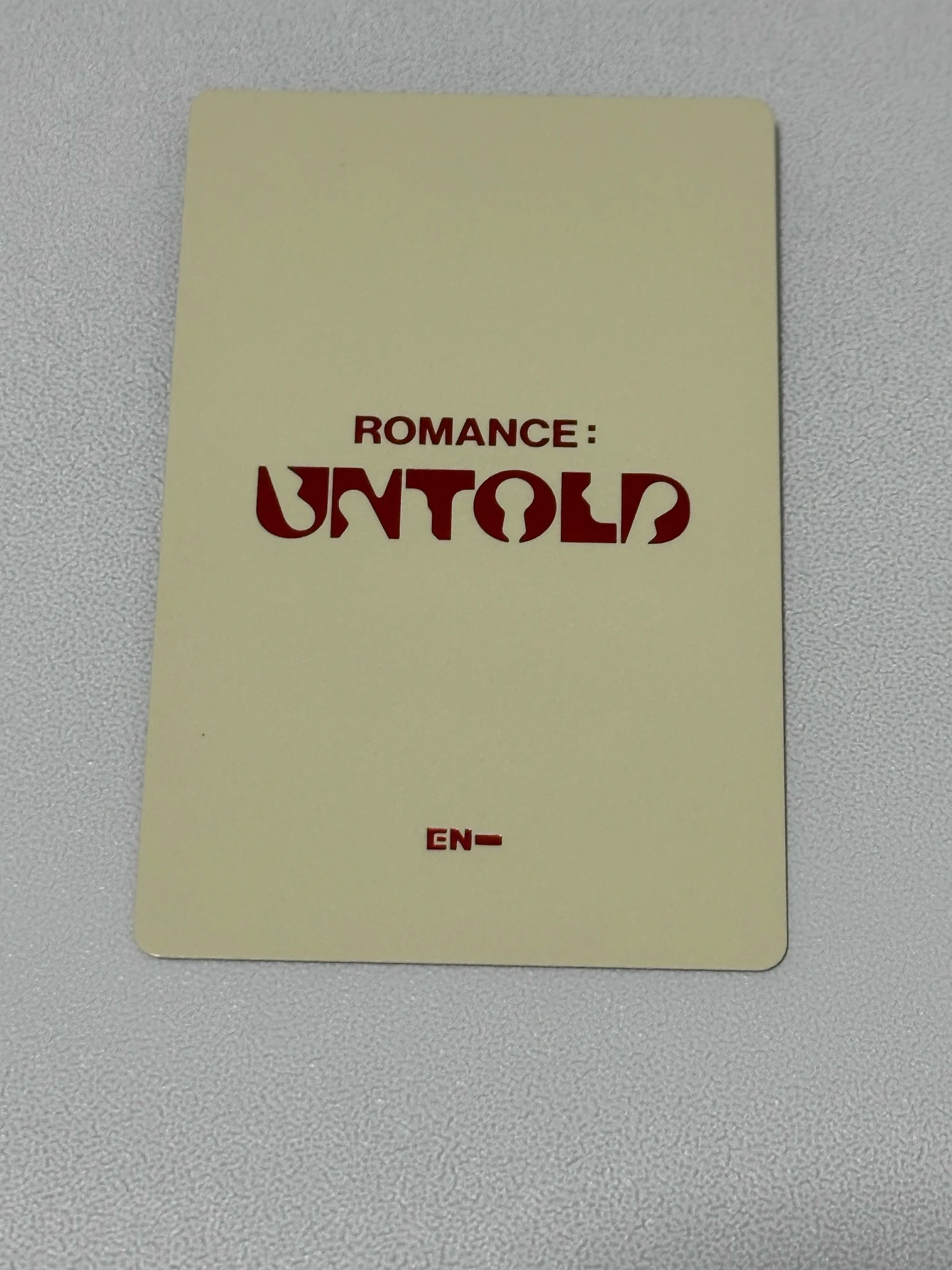 ENHYPEN Ni-ki ENHYPEN - Ni-ki - ROMANCE: UNTOLD Album Inceptio Ver a ver. listing photo 2