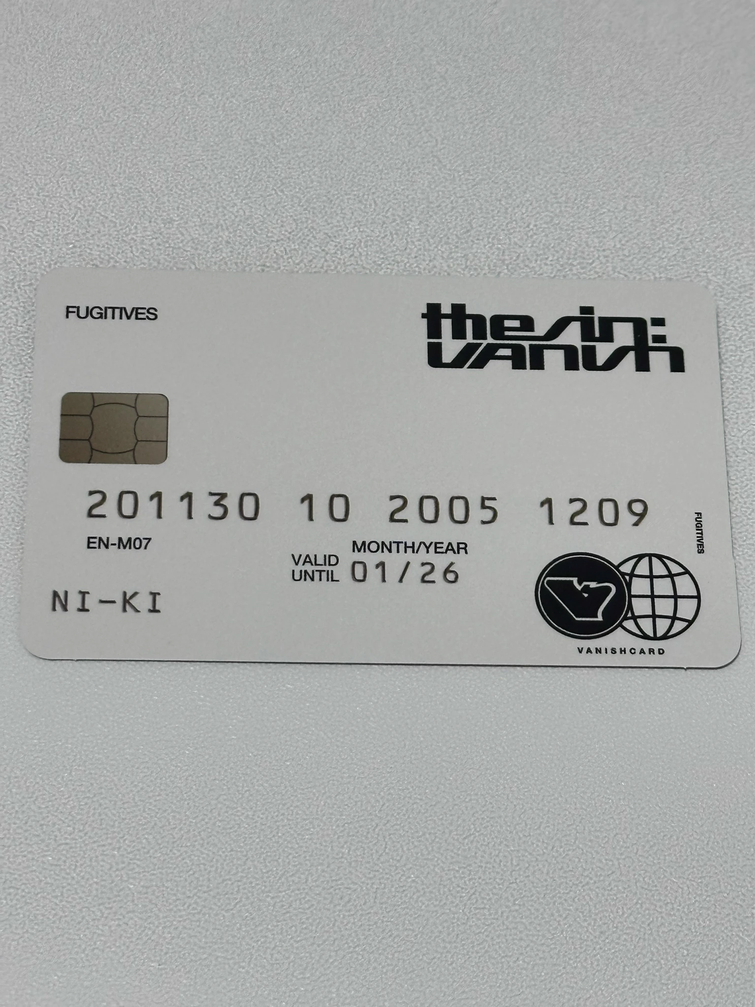 ENHYPEN Ni-ki ENHYPEN - Ni-ki - THE SIN: VANISH Album album photocard korean album fugitives version listing photo 2