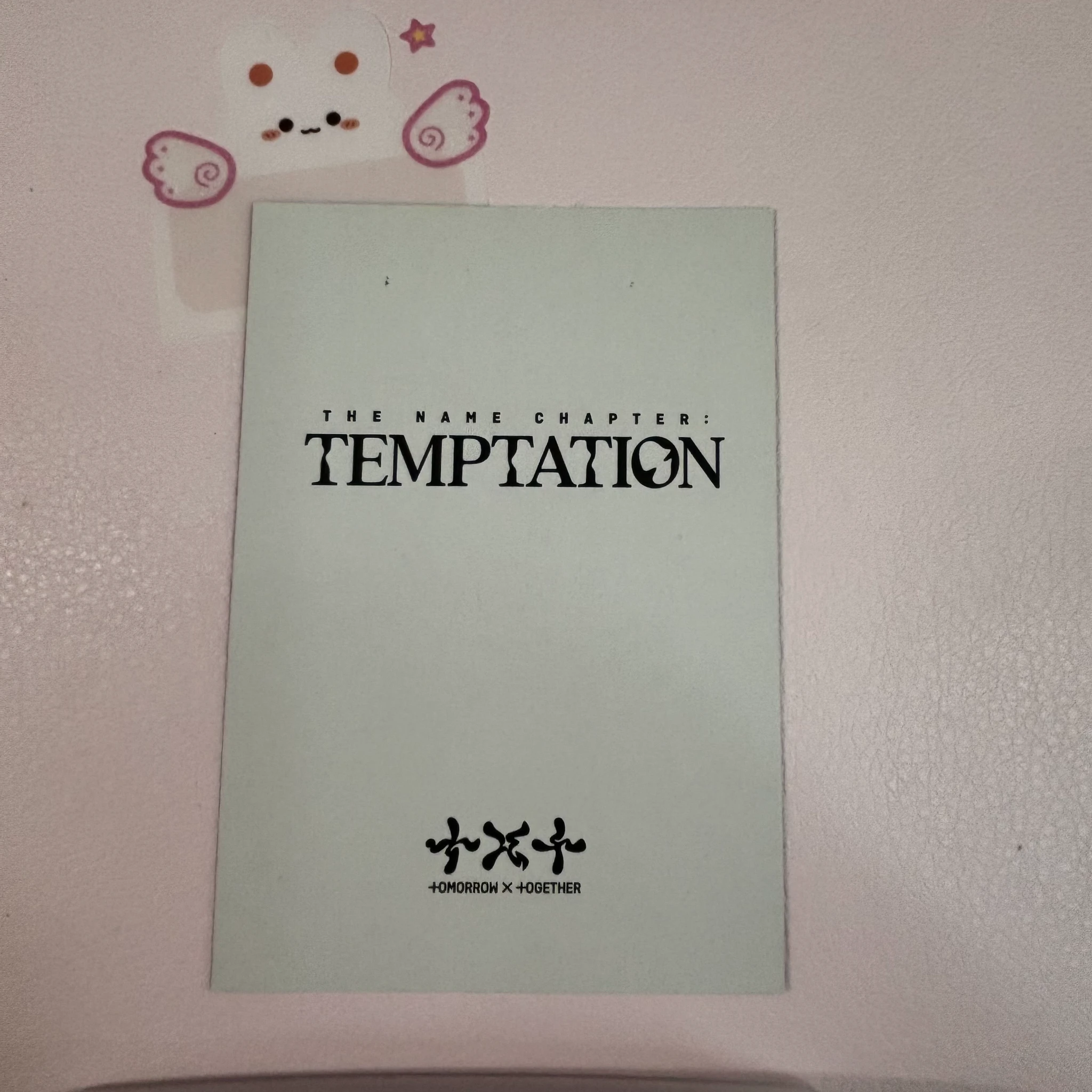TOMORROW X TOGETHER Soobin TOMORROW X TOGETHER - Soobin - The Name Chapter: Temptation Album album inclusion postcard lullaby version listing photo 2