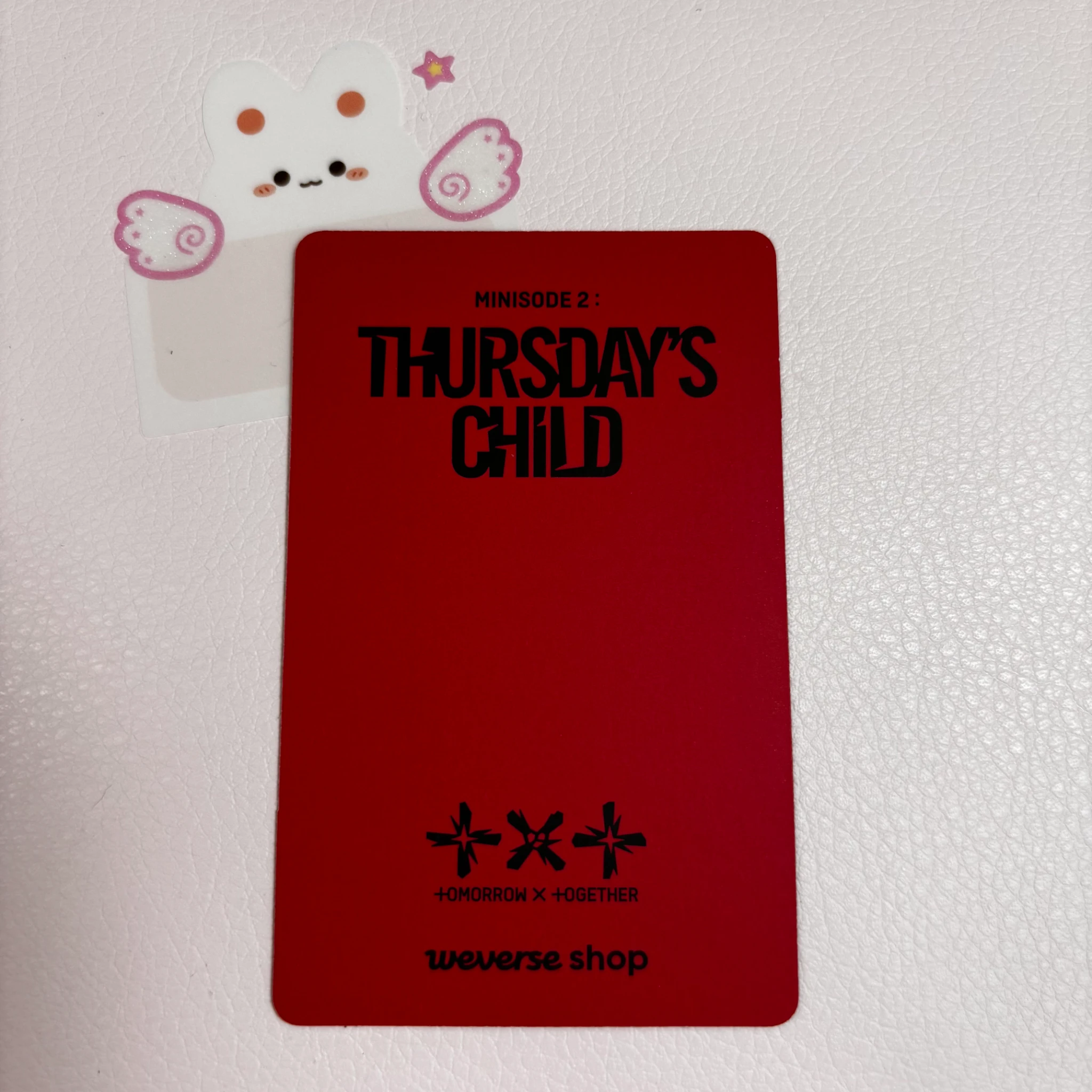 TOMORROW X TOGETHER Beomgyu TOMORROW X TOGETHER - Beomgyu - Minisode 2: Thursday's Child Album pre-order benefit weverse global korean album hologram listing photo 2