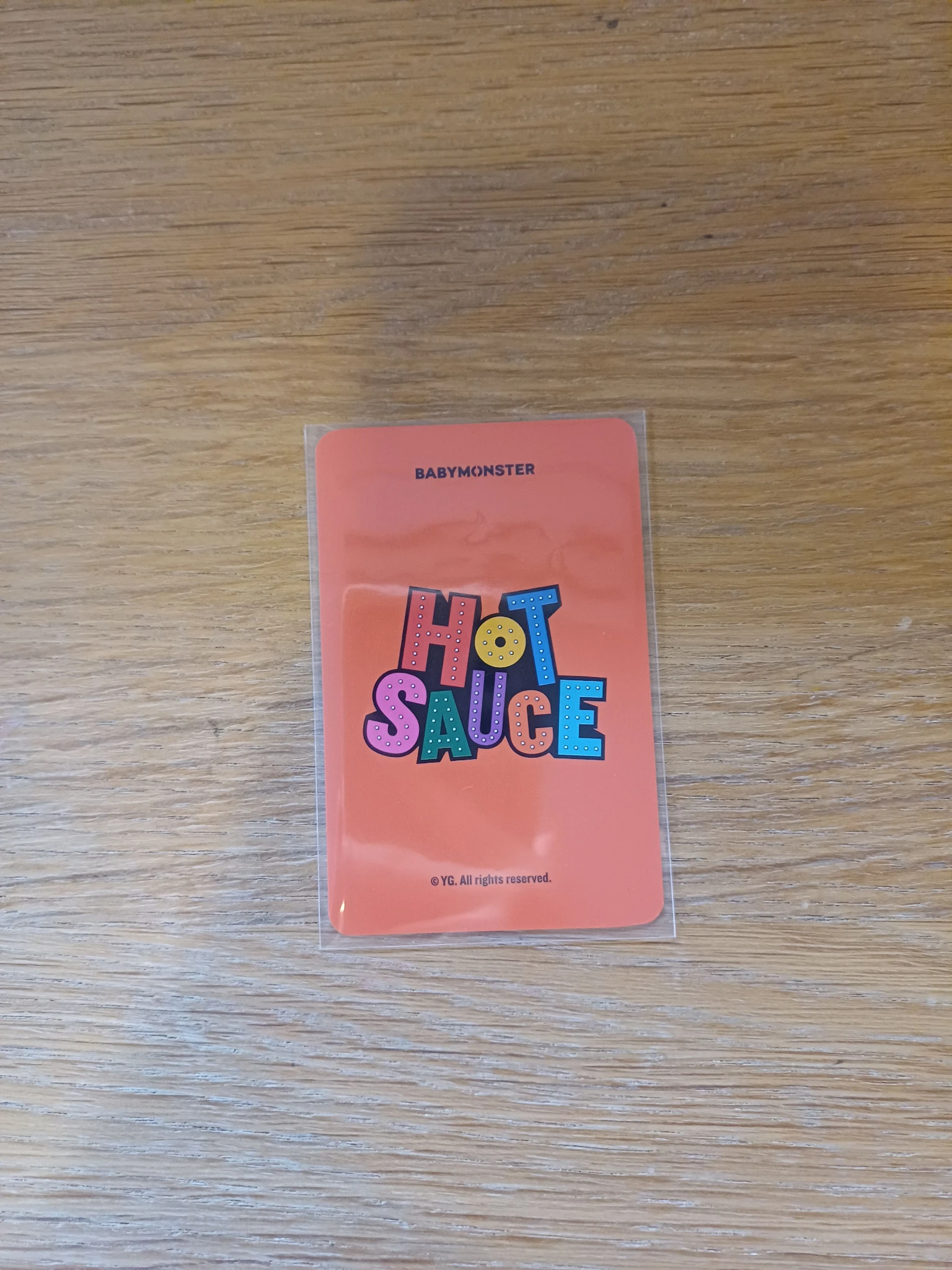 BABYMONSTER Pharita BABYMONSTER - Pharita - HOT SAUCE Album trading card listing photo 2