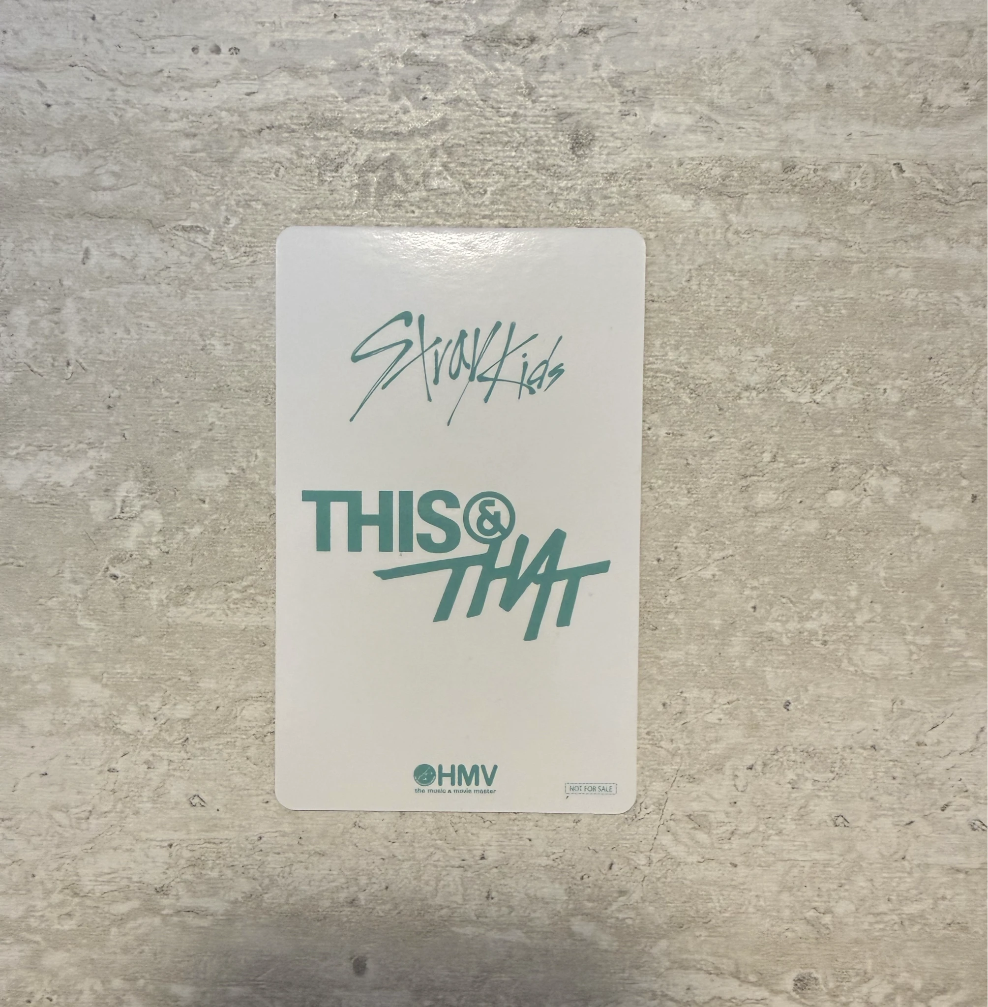 Stray Kids Changbin Stray Kids - Changbin - THIS & THAT Album lucky draw (LD) hmv japan A version listing photo 2