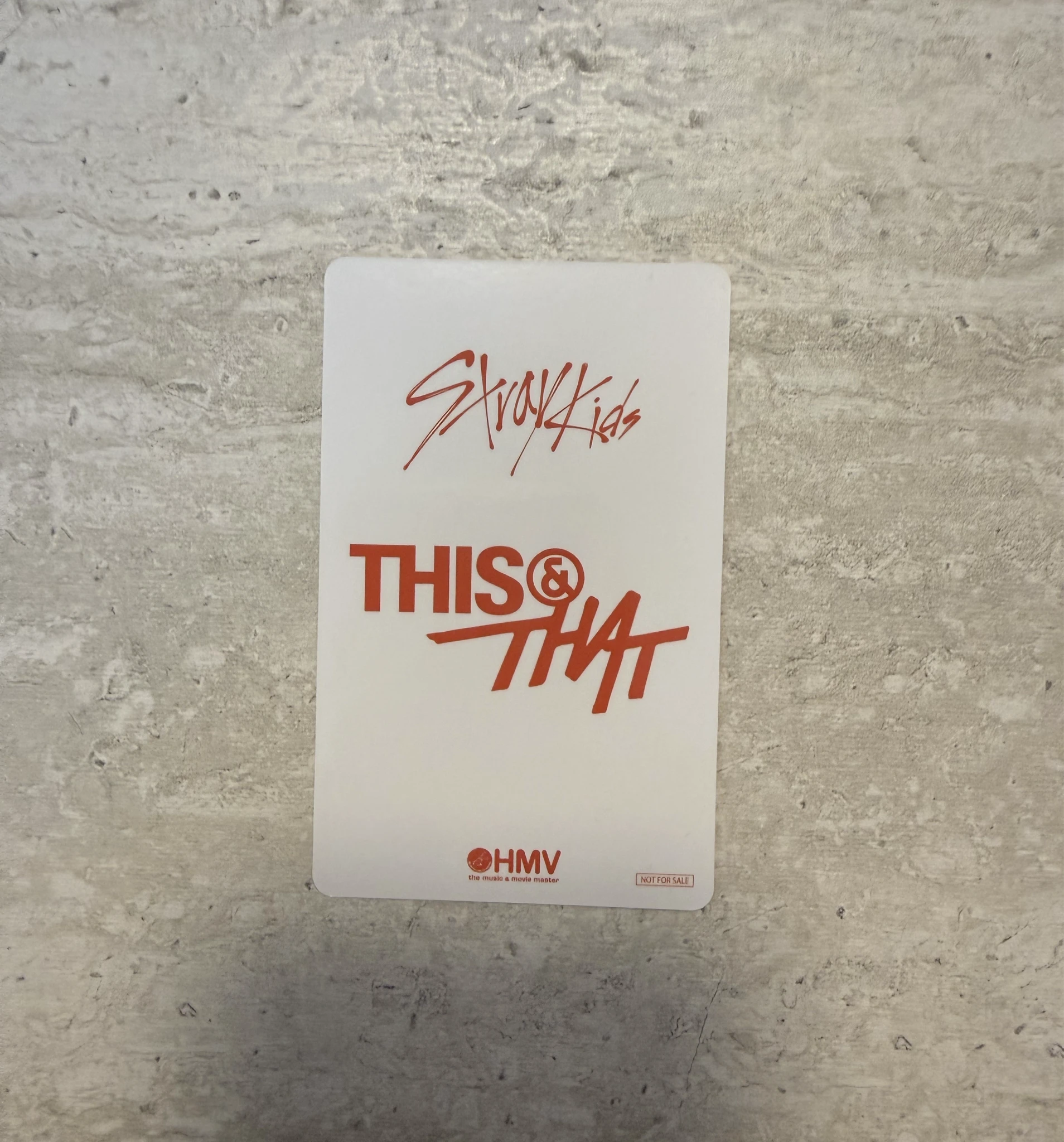 Stray Kids Changbin Stray Kids - Changbin - THIS & THAT Album hmv japan B version lucky draw (LD) listing photo 2