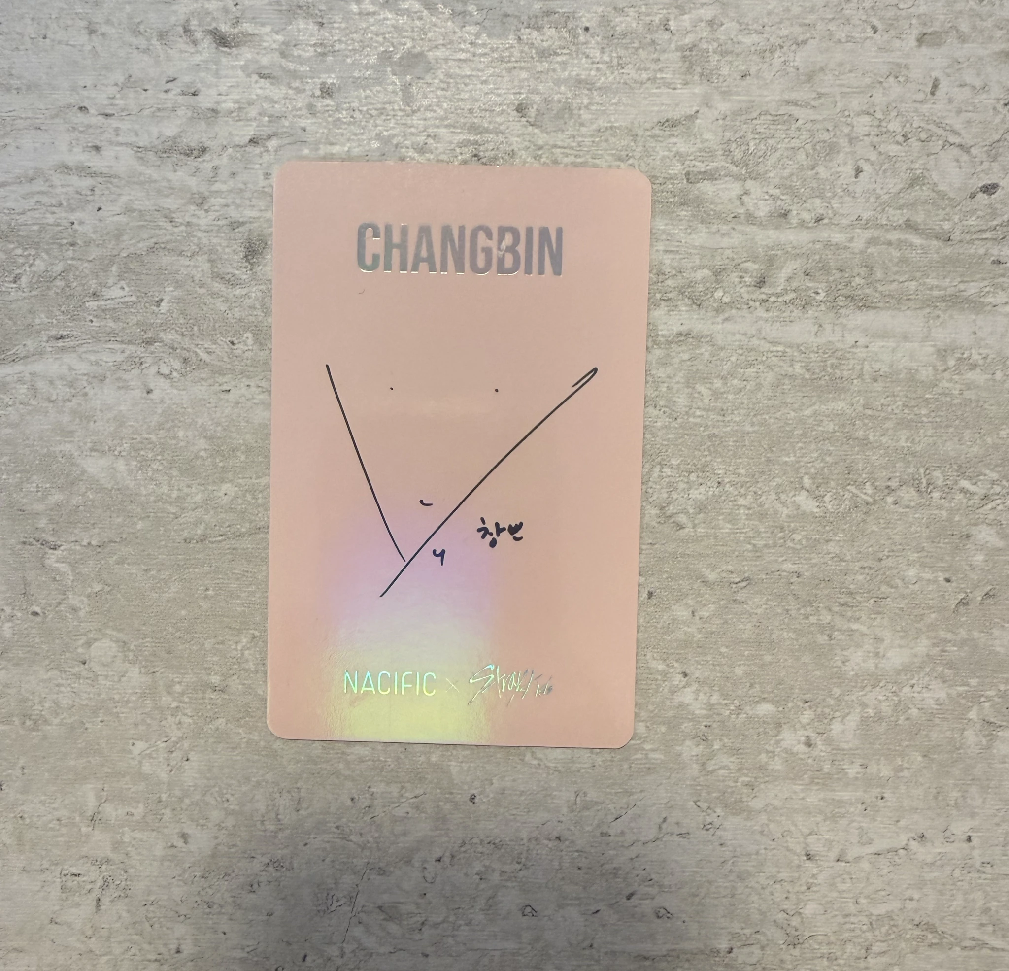 Stray Kids Changbin Stray Kids - Changbin - NACIFIC  x Stray Kids Other brand collaboration nacific round 3 holographic (hologram) listing photo 2