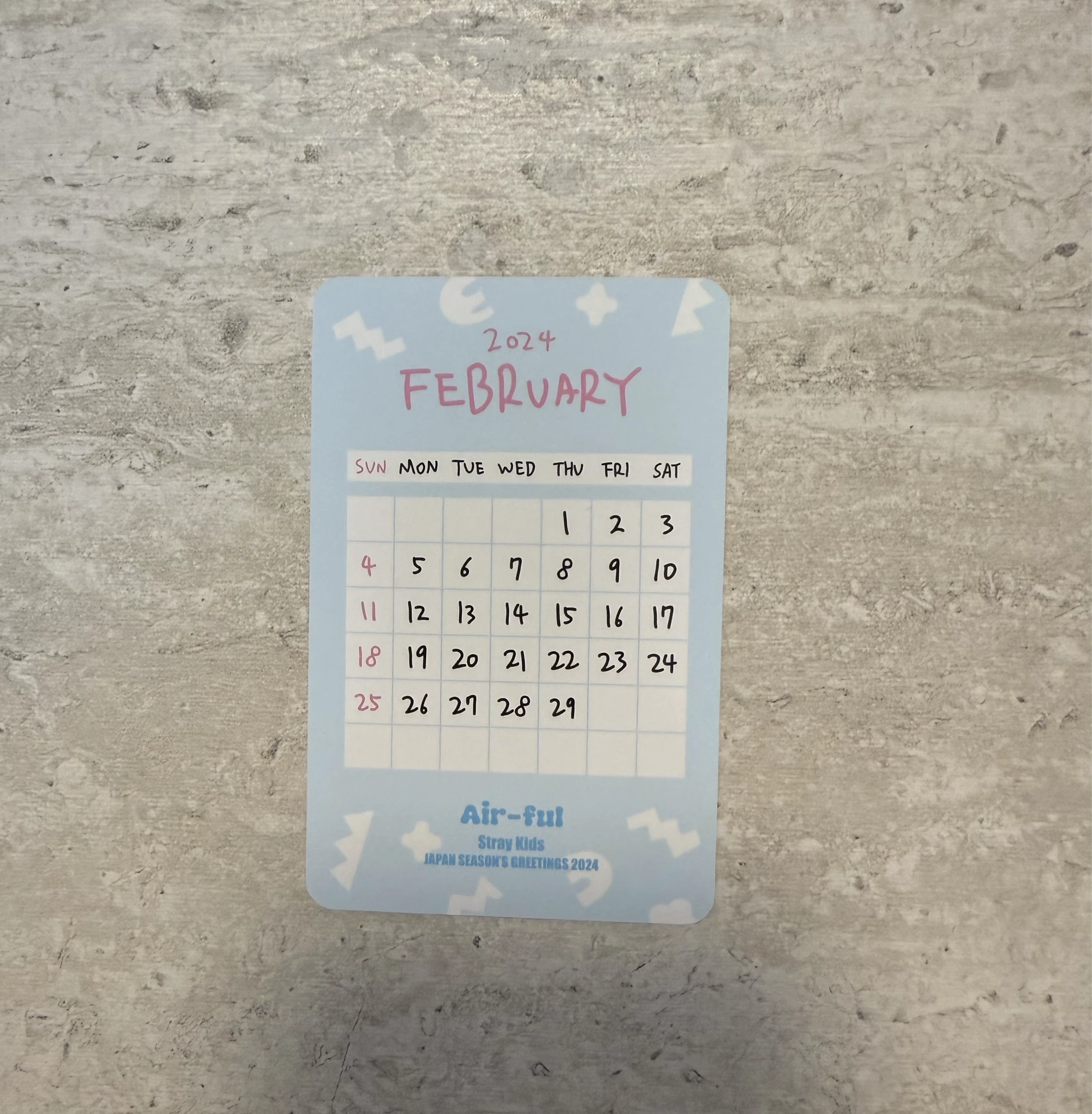 Stray Kids Changbin Stray Kids - Changbin - 2024 Season's Greetings - Air-ful Other mini calendar listing photo 2