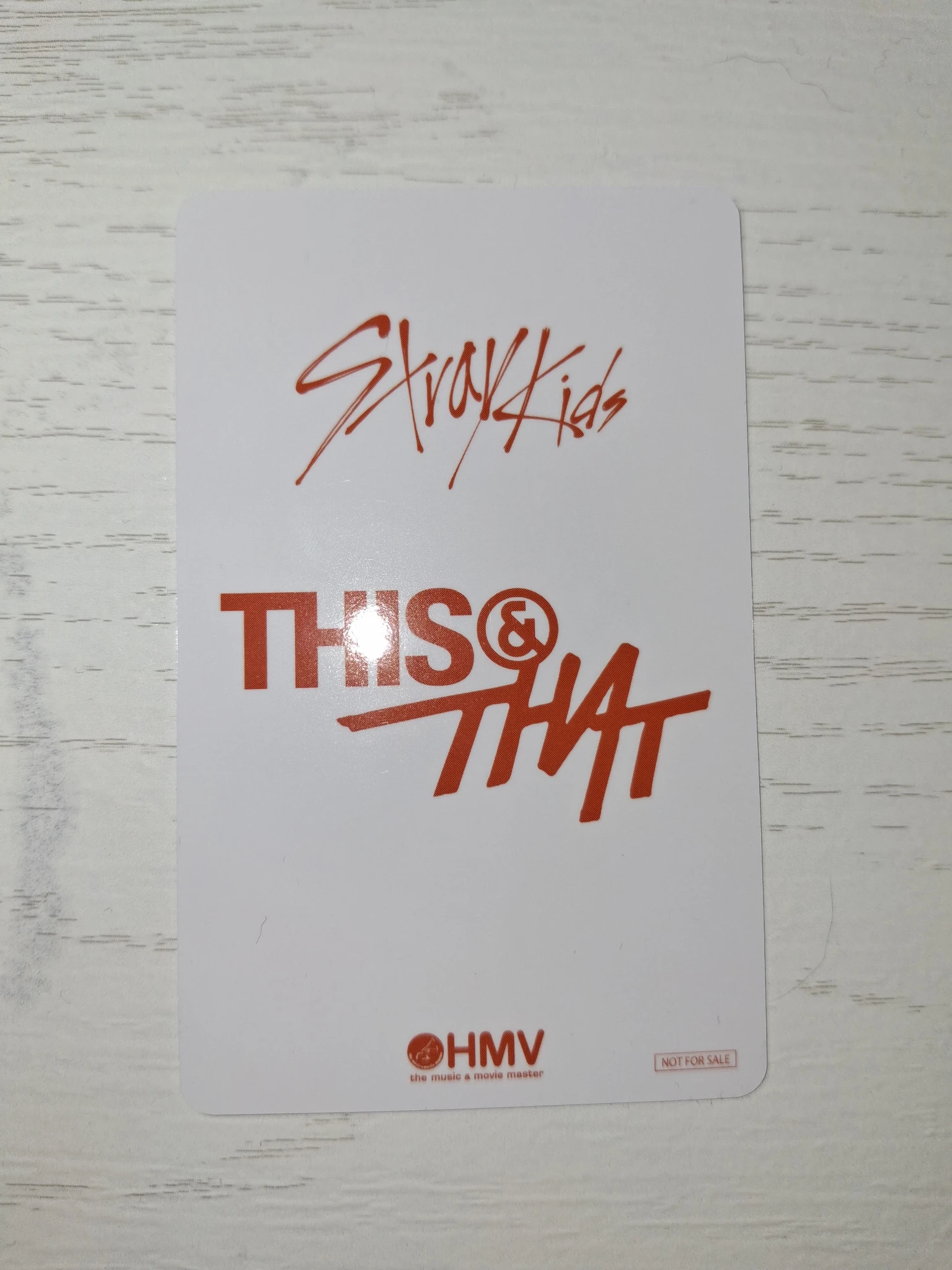 Stray Kids Felix Stray Kids - Felix - THIS & THAT Album hmv japan lucky draw (LD) B version listing photo 2