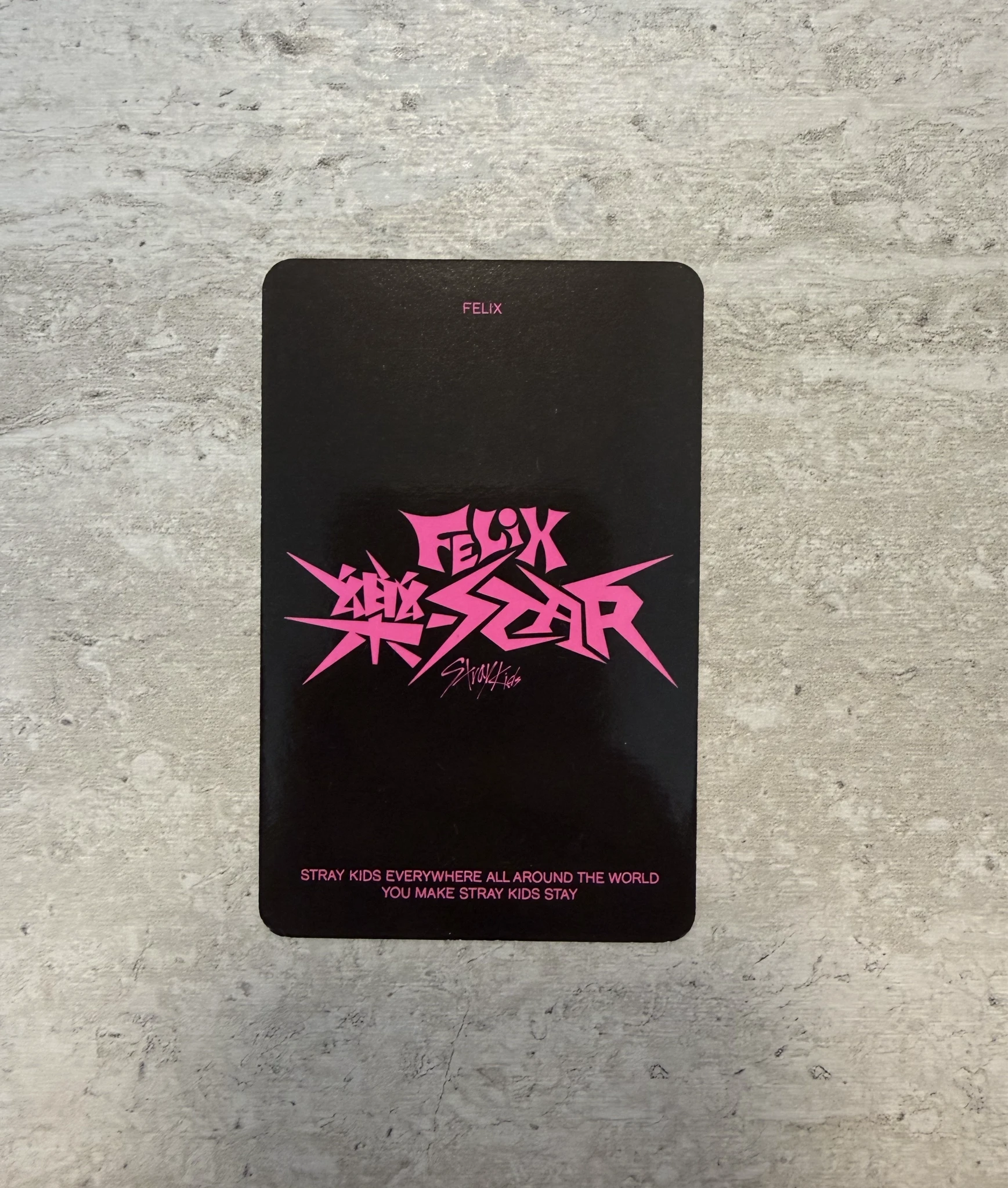 Stray Kids Felix Stray Kids - Felix - Rock-Star Album album photocard postcard version listing photo 2
