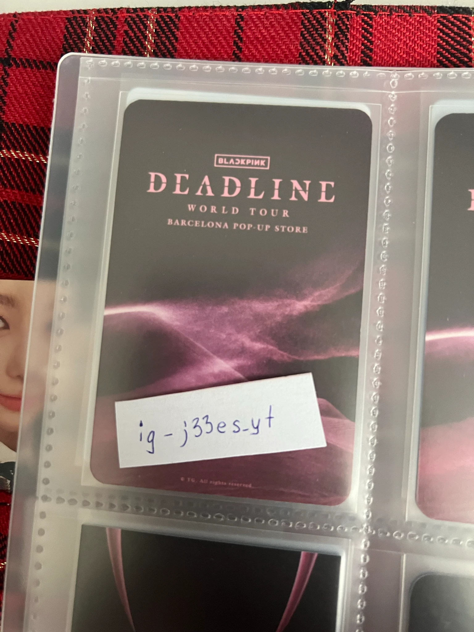 BLACKPINK Rosé BLACKPINK - Rosé - Deadline World Tour Event US pop-up event EU pop-up event listing photo 2