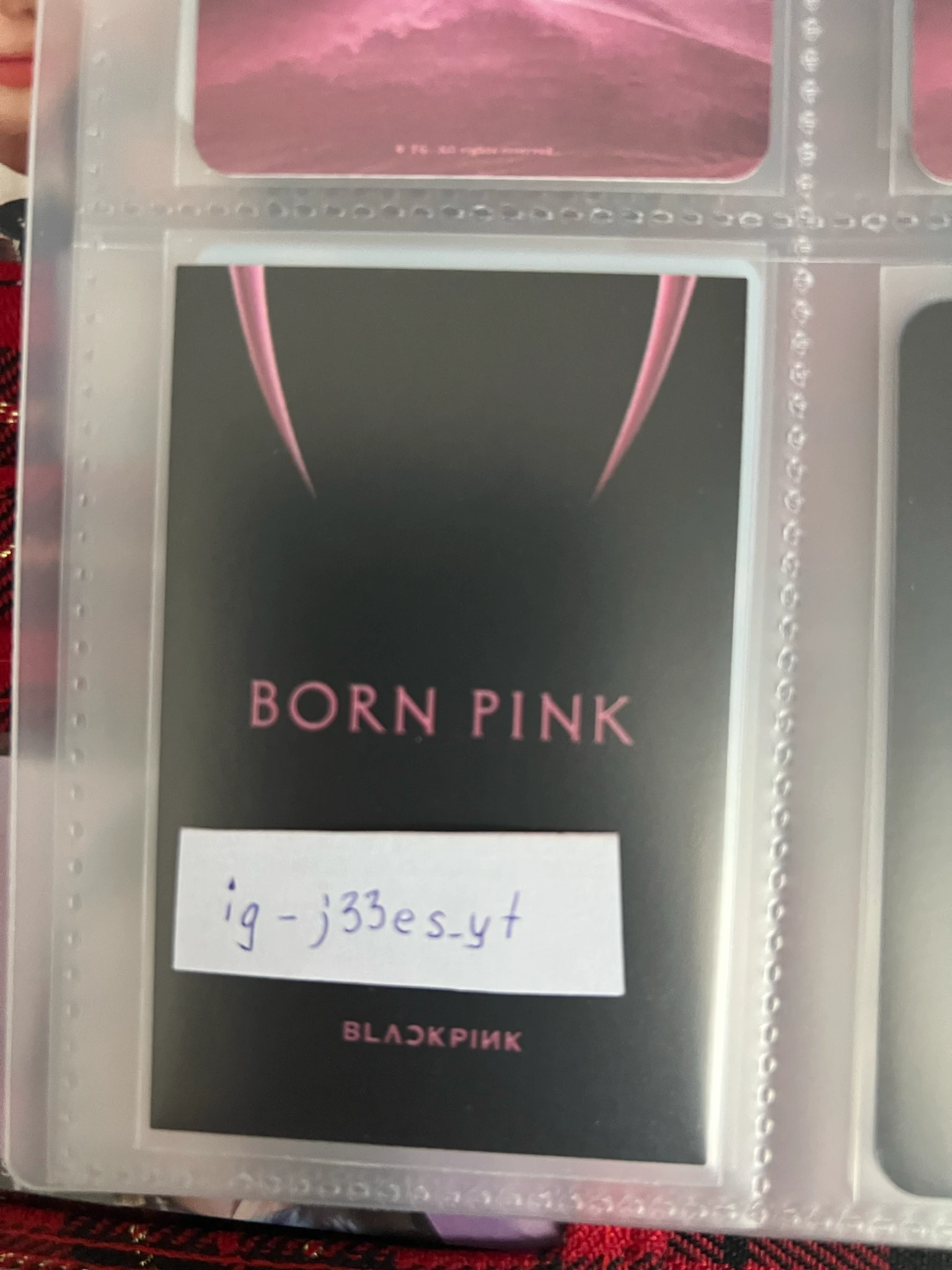BLACKPINK Jennie BLACKPINK - Jennie - BORN PINK Album ktown4u digipack ver. listing photo 2