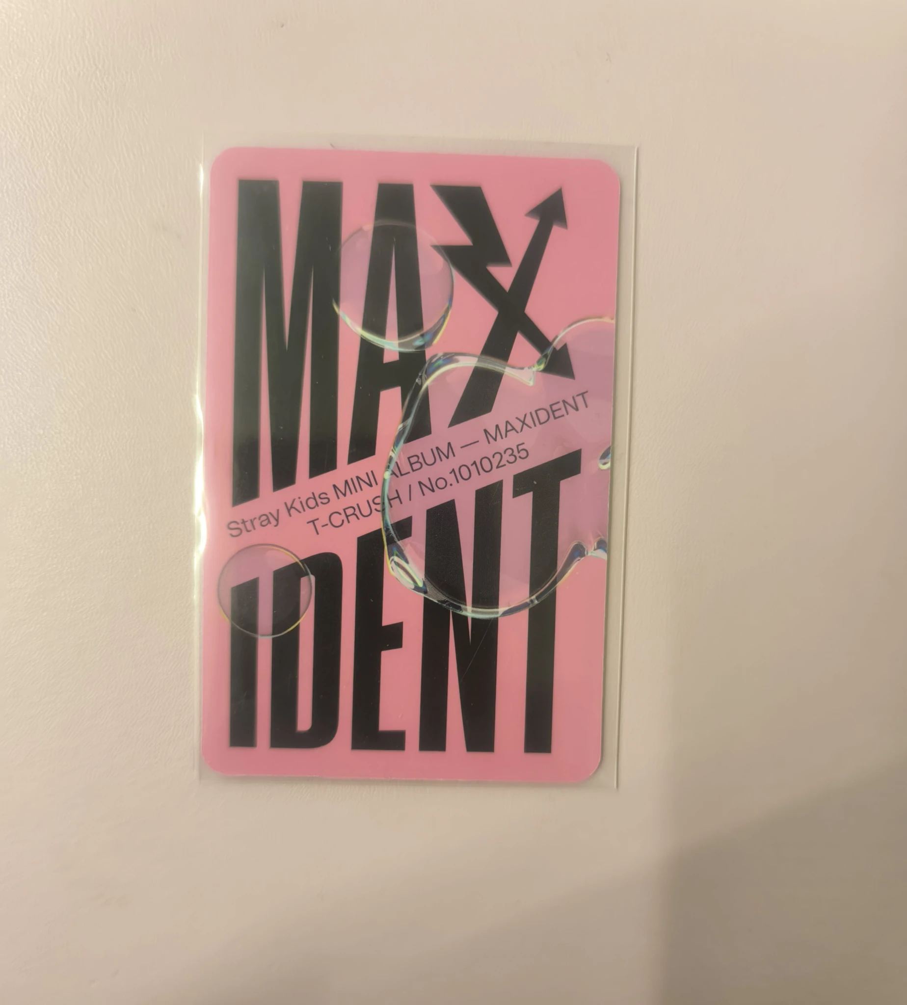 Stray Kids Bang Chan Stray Kids - Bang Chan - Maxident Album album photocard listing photo 2