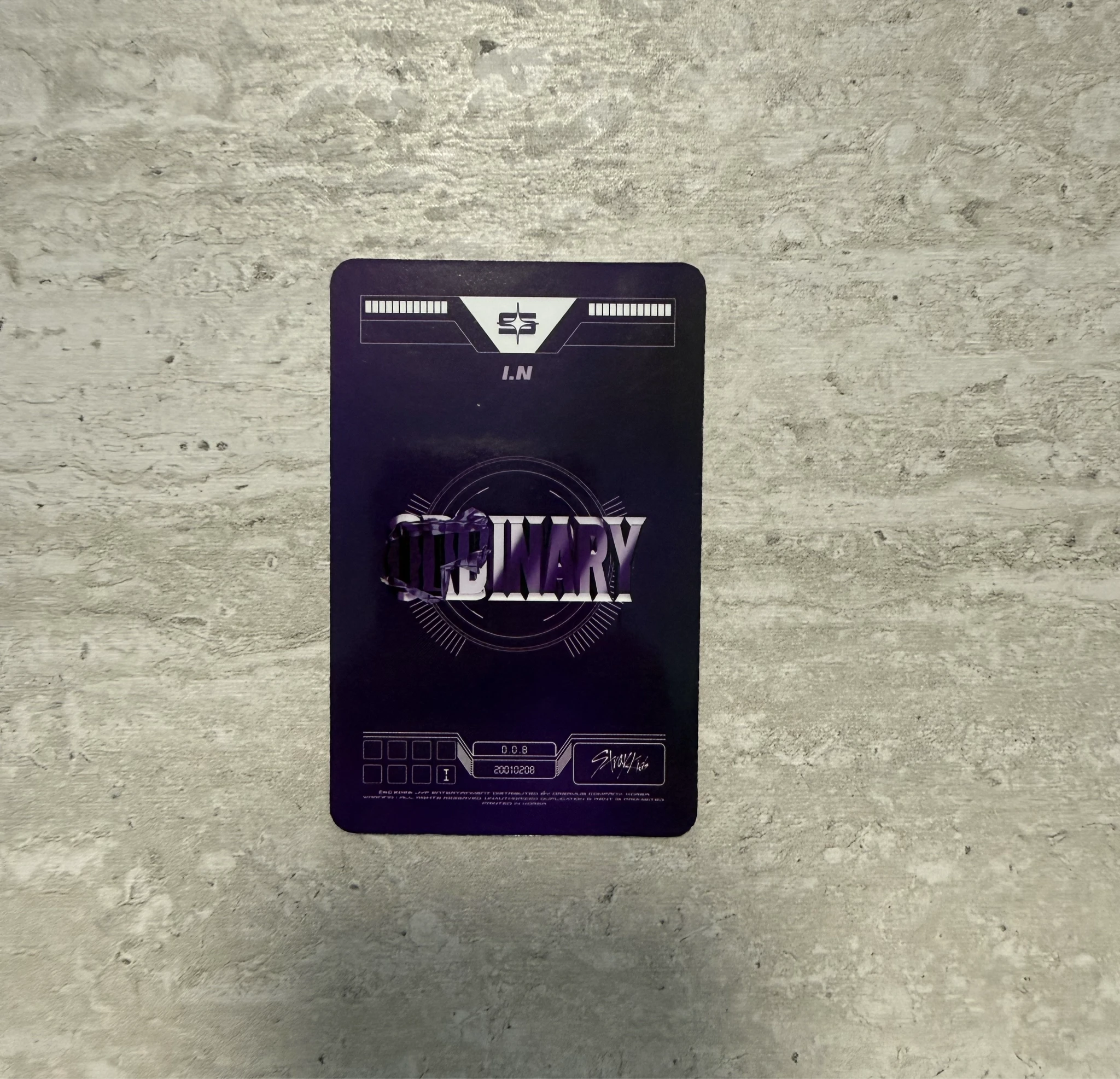 Stray Kids I.N Stray Kids - I.N - Oddinary Album album photocard jewel case version bad image - replace listing photo 2