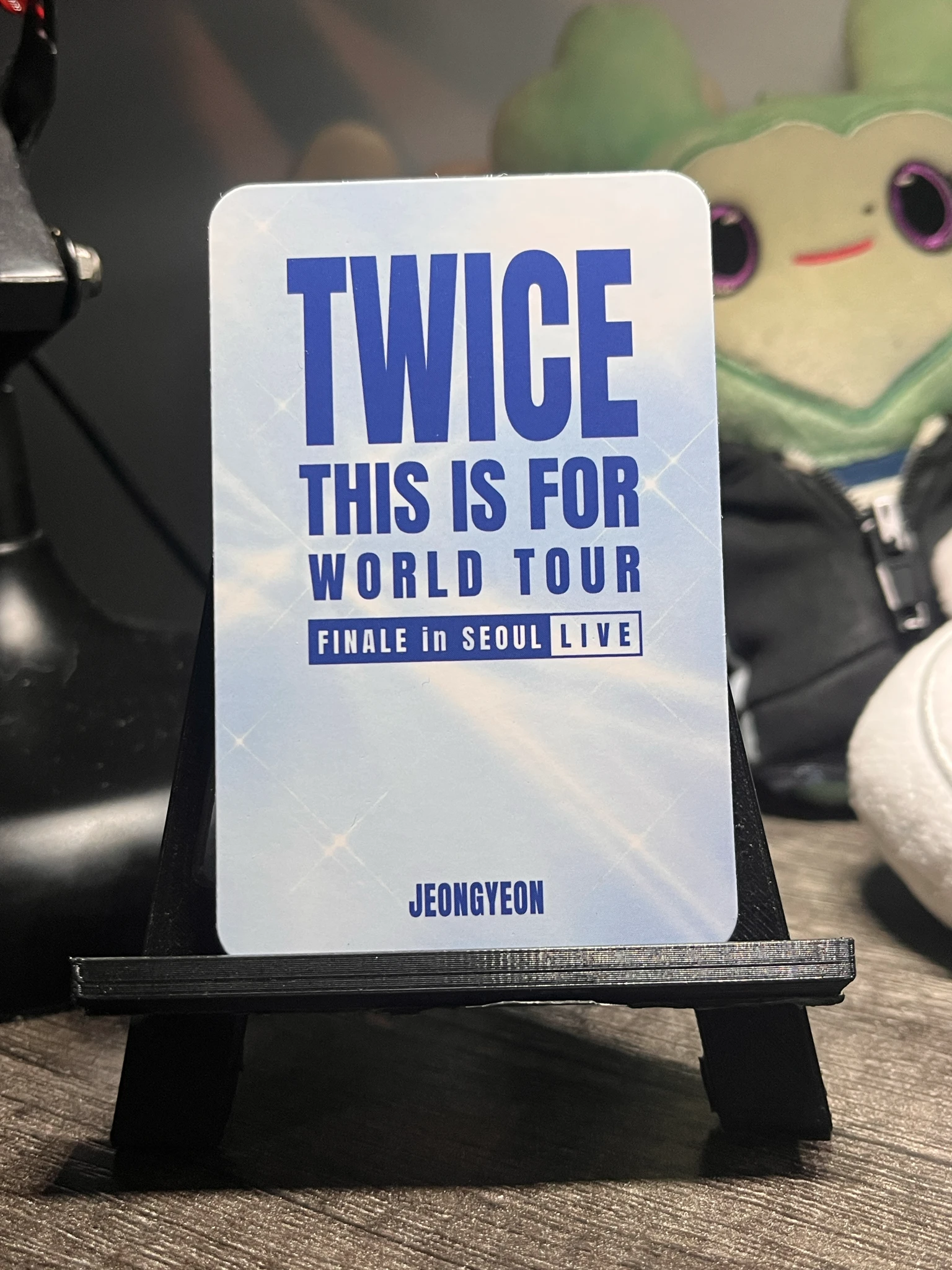 TWICE Jeongyeon TWICE - Jeongyeon - <THIS IS FOR> WORLD TOUR FINALE in SEOUL - LIVE Album album photocard photocard set USA artist shop (d2c) listing photo 2