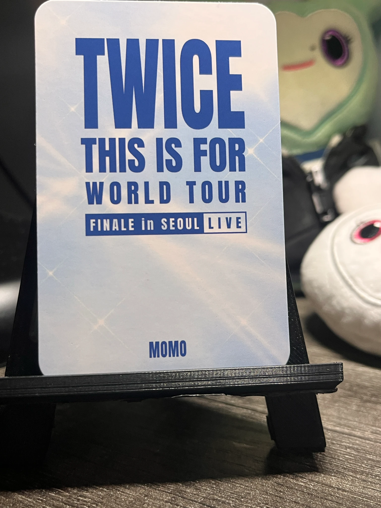 TWICE Momo TWICE - Momo - <THIS IS FOR> WORLD TOUR FINALE in SEOUL - LIVE Album album photocard photocard set USA artist shop (d2c) listing photo 2