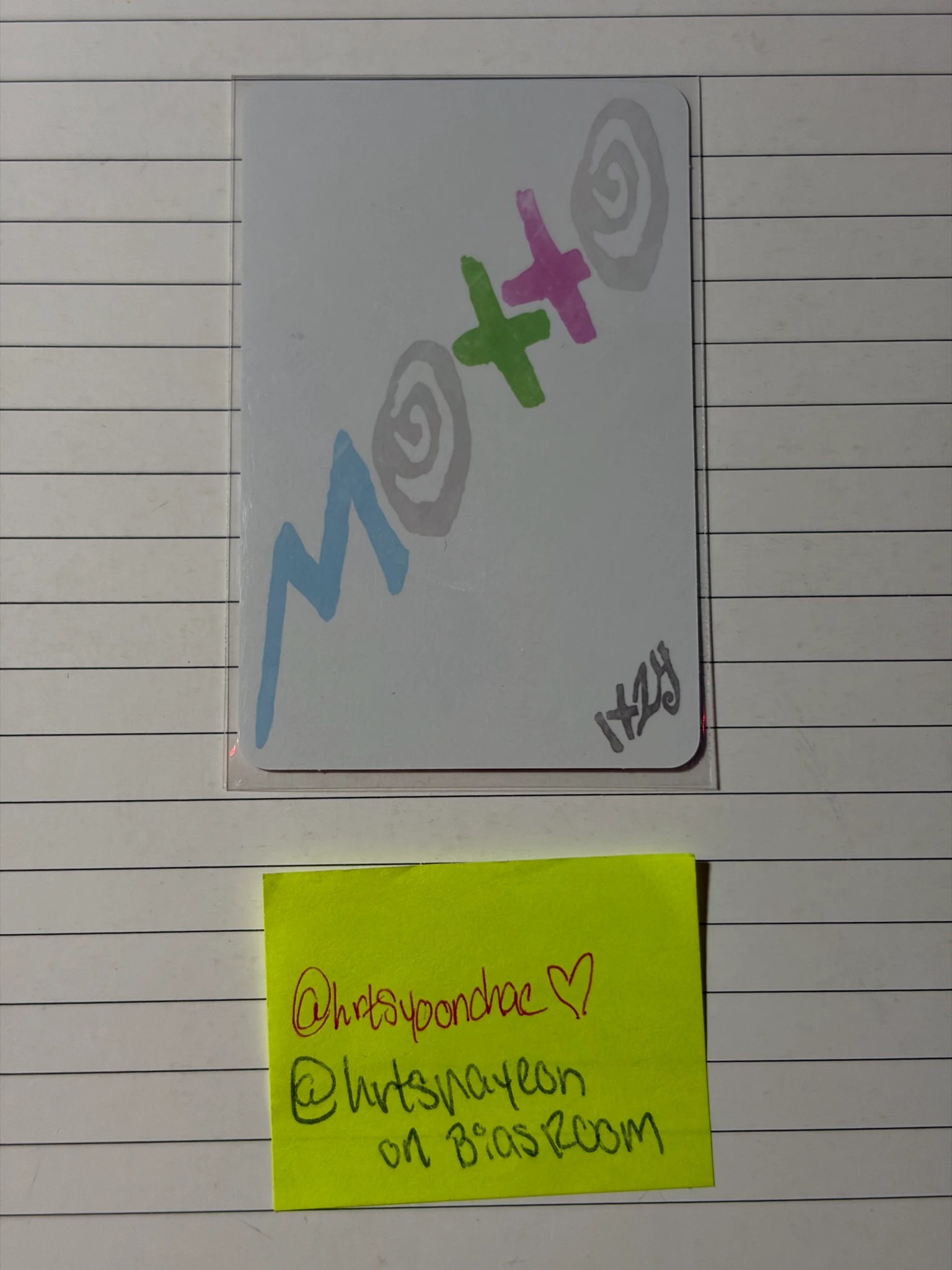 ITZY Yuna ITZY - Yuna - Motto Album photobook version album photocard C version listing photo 2