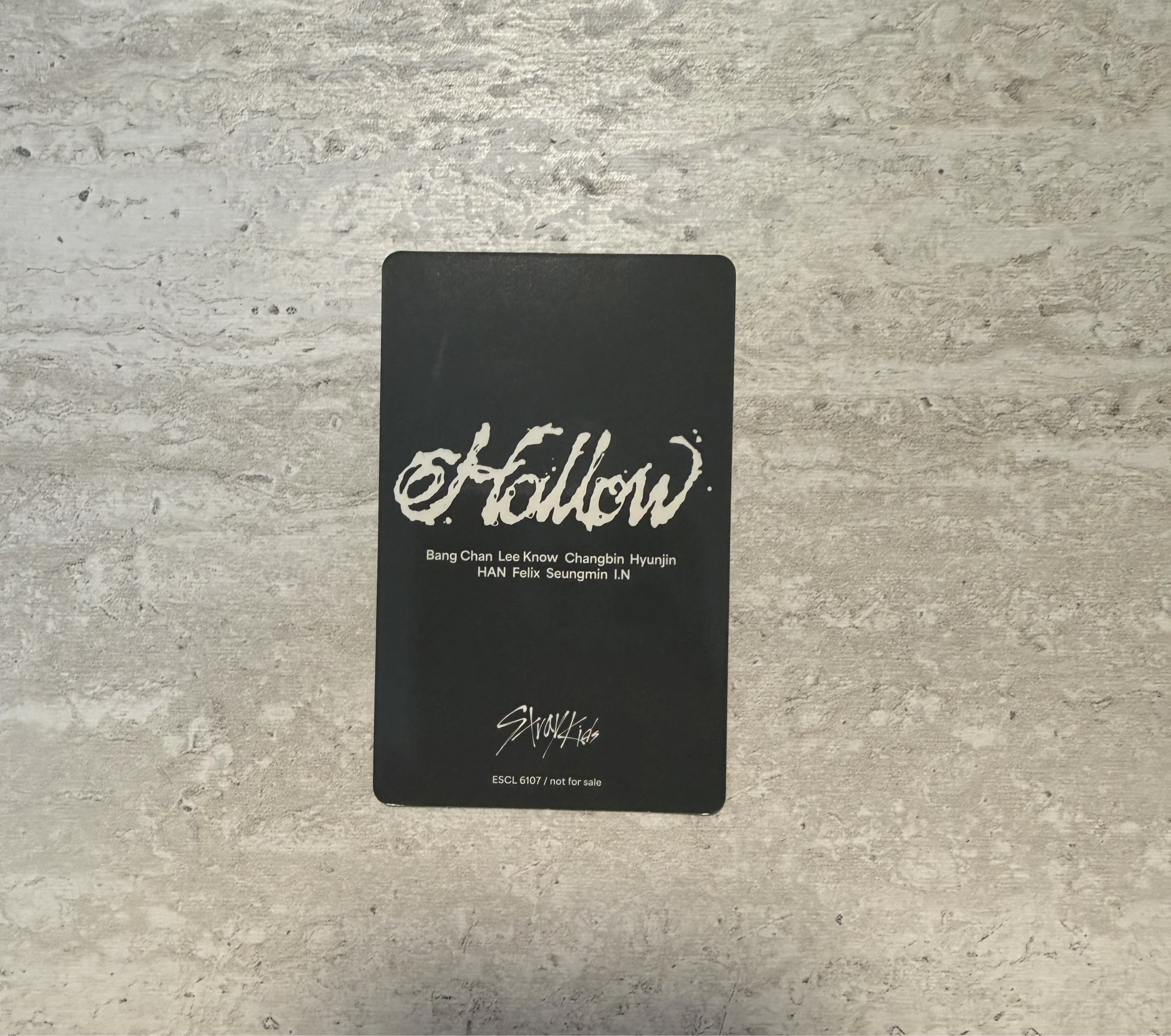 Stray Kids Changbin Stray Kids - Changbin - Hollow Album album photocard regular version listing photo 2