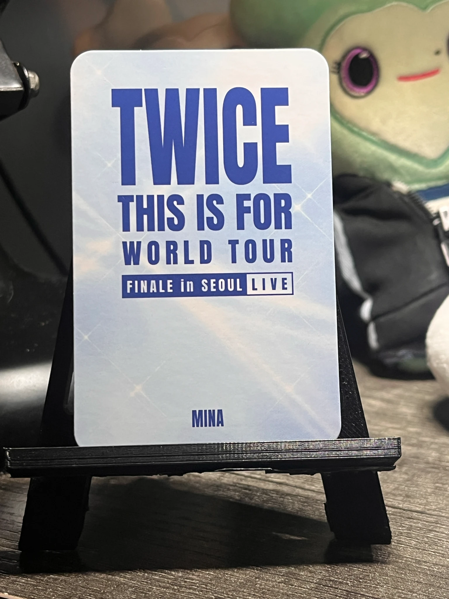 TWICE Mina TWICE - Mina - <THIS IS FOR> WORLD TOUR FINALE in SEOUL - LIVE Album album photocard photocard set USA artist shop (d2c) listing photo 2